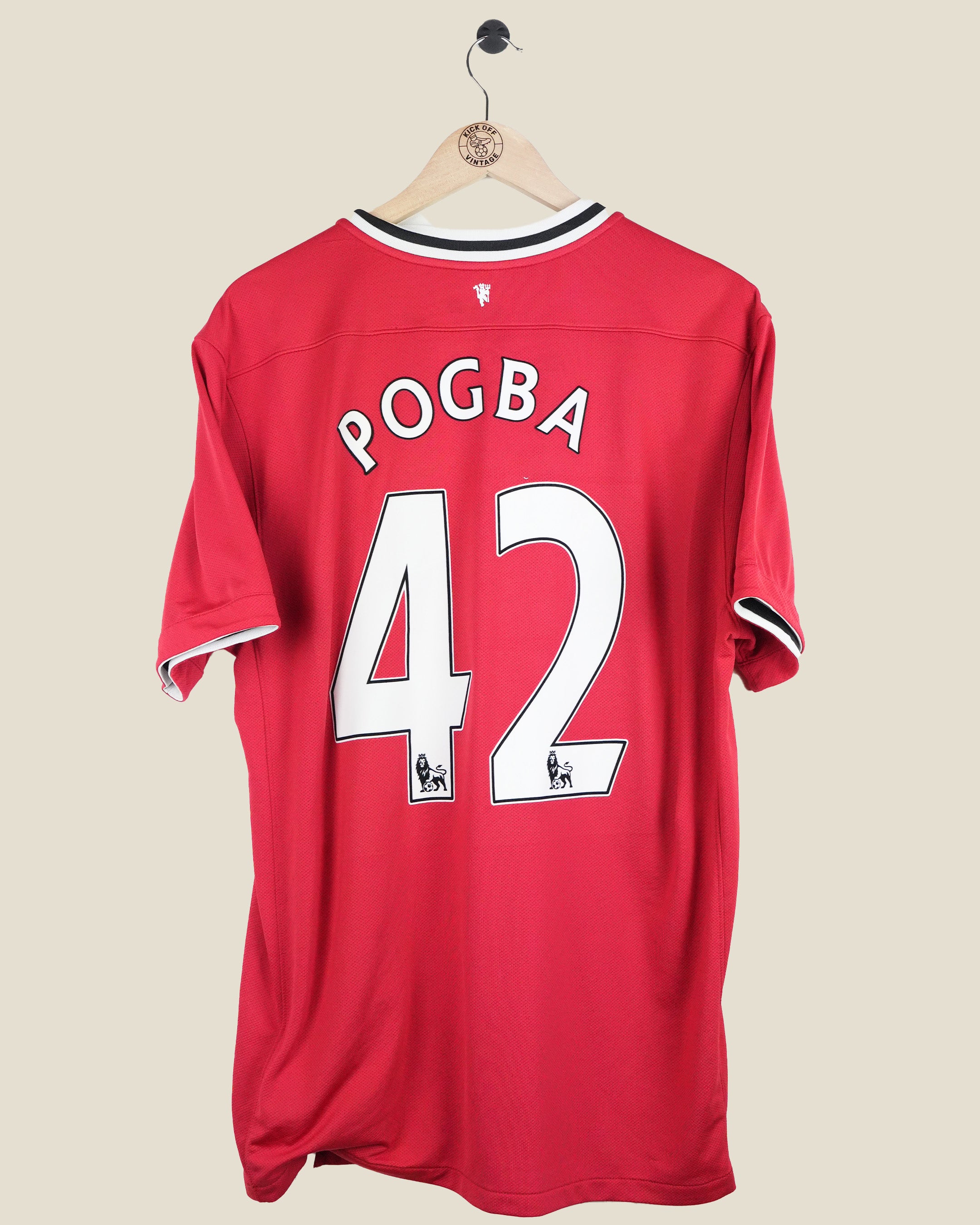 MANCHESTER UNITED 2011/12 POGBA HOME SHIRT (XL) NIKE