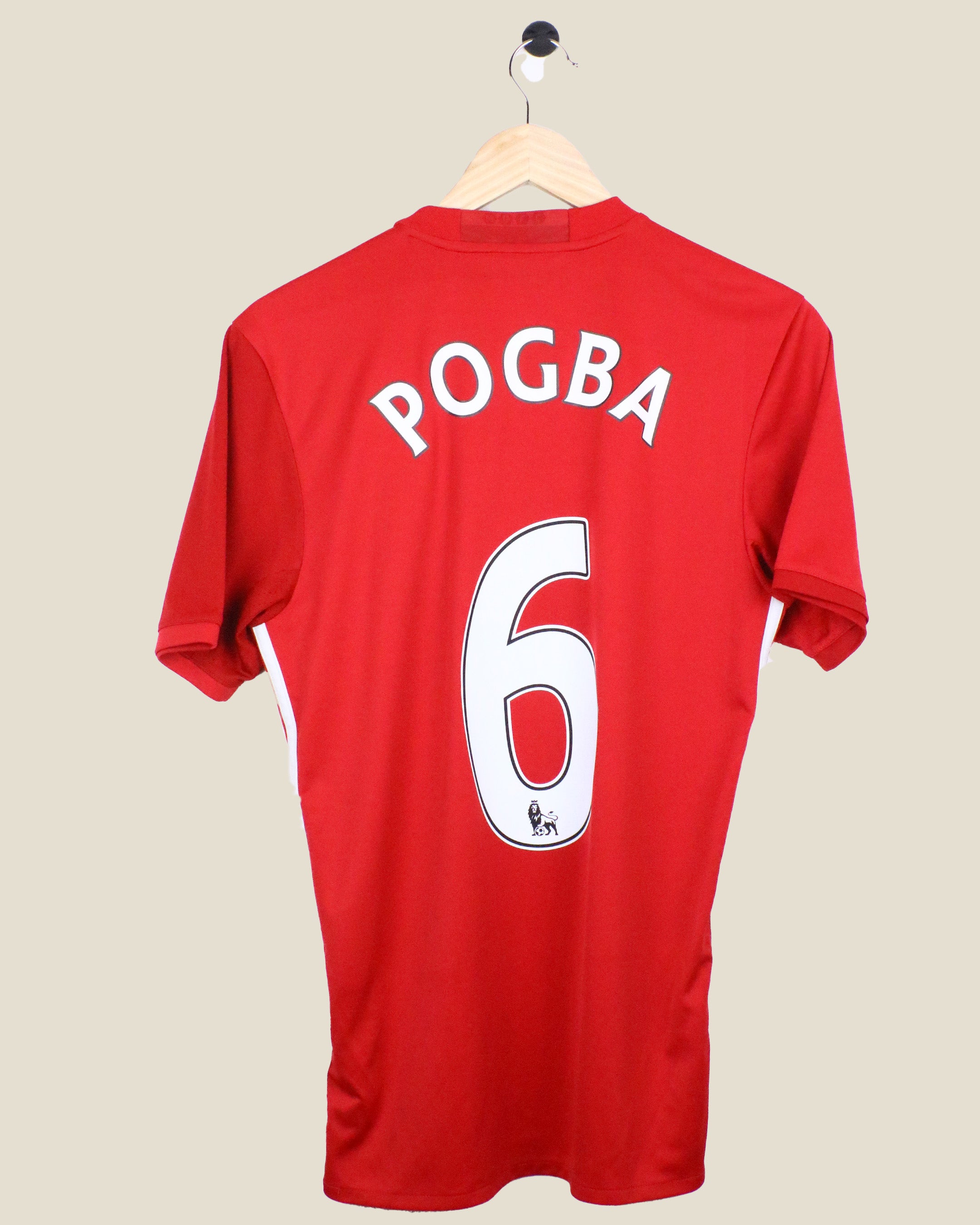 MANCHESTER UNITED 2016/17 POGBA #6 HOME (S) ADIDAS – Kick Off Vintage