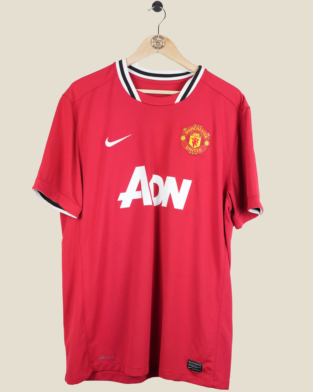 MANCHESTER UNITED 2011/12 POGBA HOME SHIRT (XL) NIKE