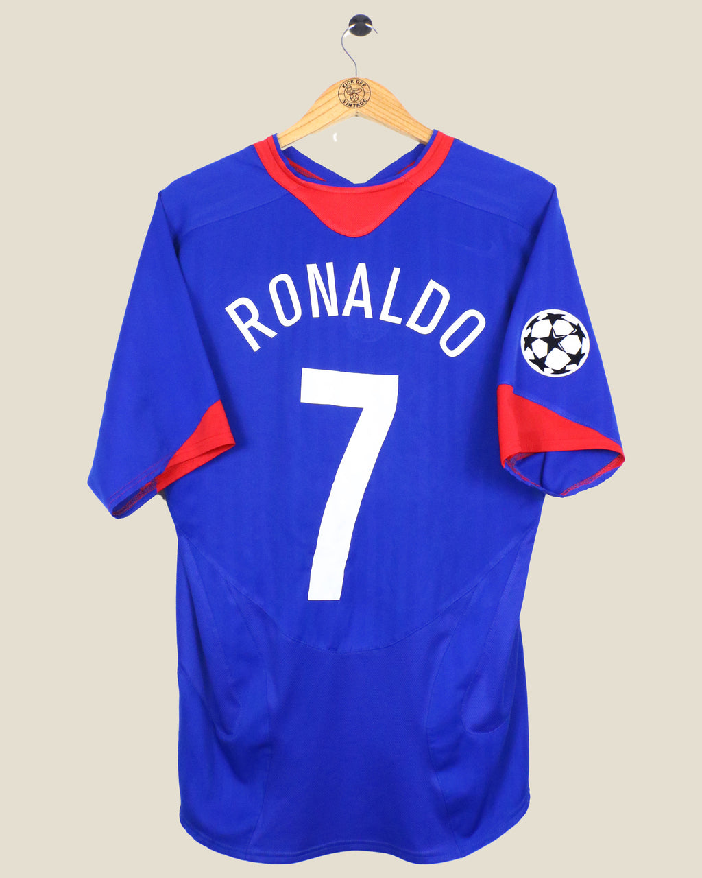 MANCHESTER UNITED 2005/06 RONALDO UCL AWAY (L) NIKE