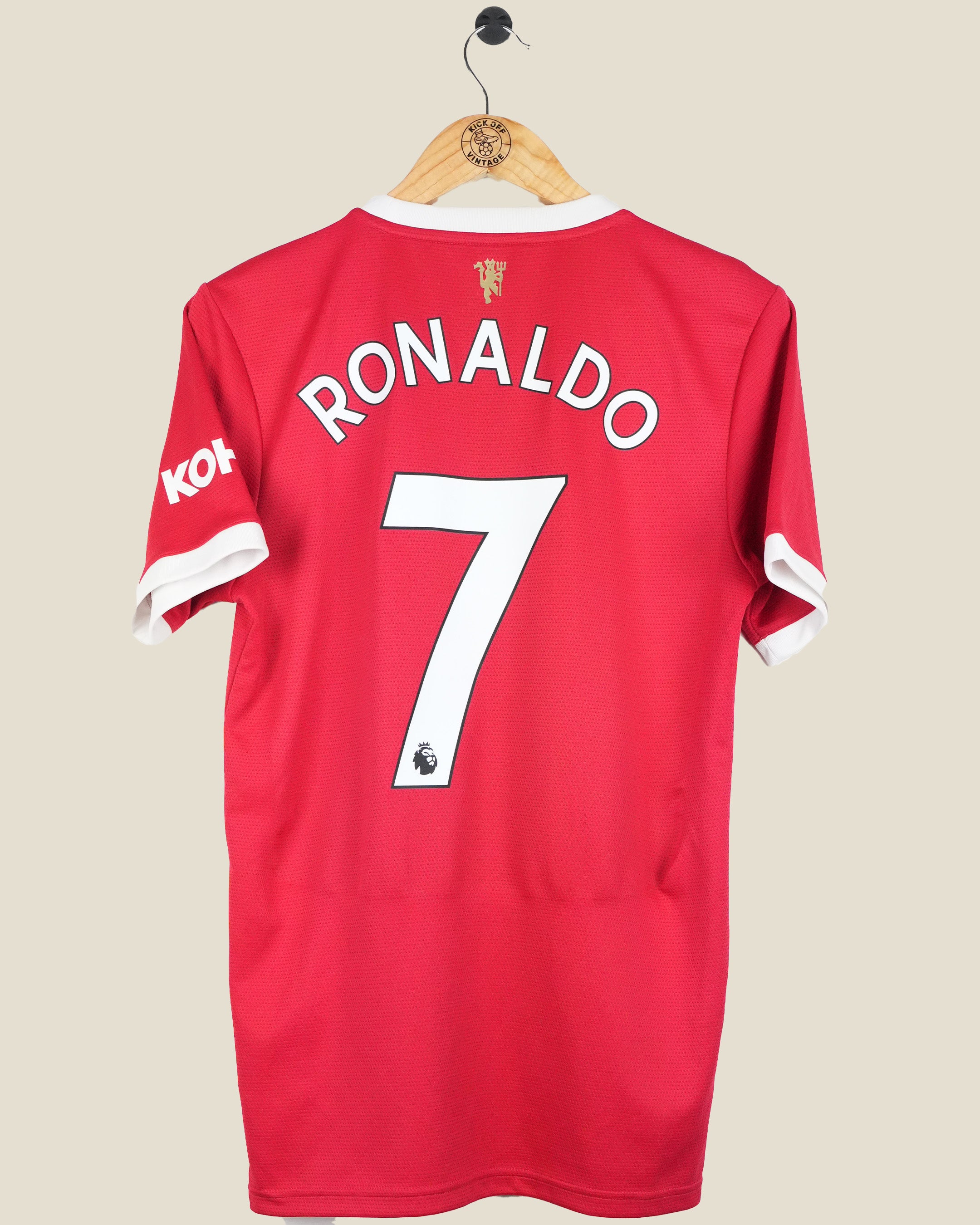 MANCHESTER UNITED 2021/22 RONALDO HOME SHIRT (S) ADIDAS