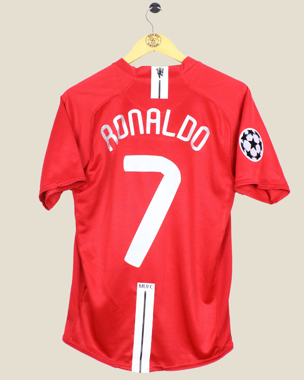 MANCHESTER UNITED 2007/08 RONALDO UCL HOME (M) NIKE