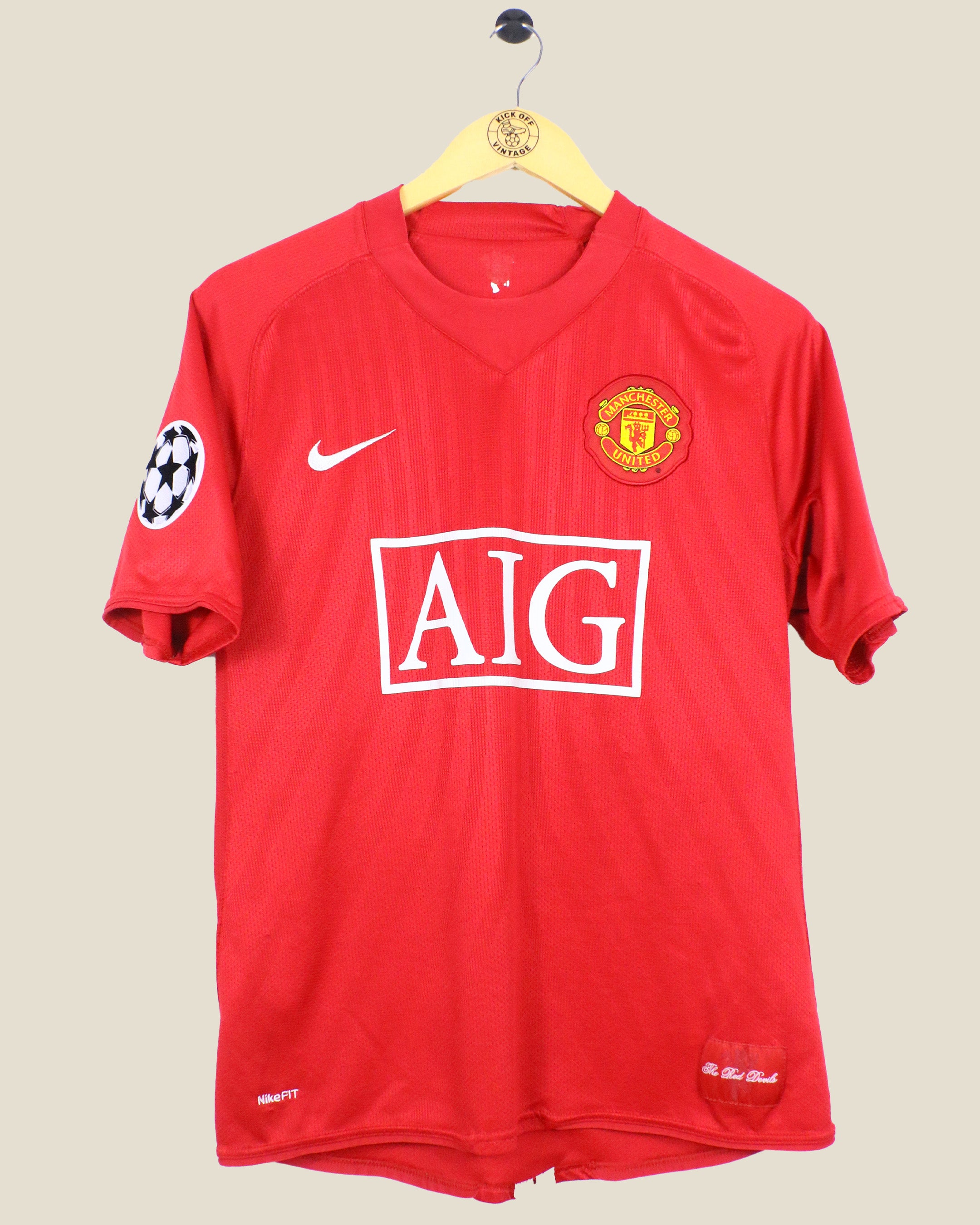 MANCHESTER UNITED 2007/08 RONALDO UCL HOME (M) NIKE