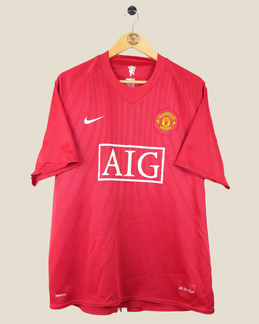 MANCHESTER UNITED 2007/09 RONALDO HOME (XL) NIKE