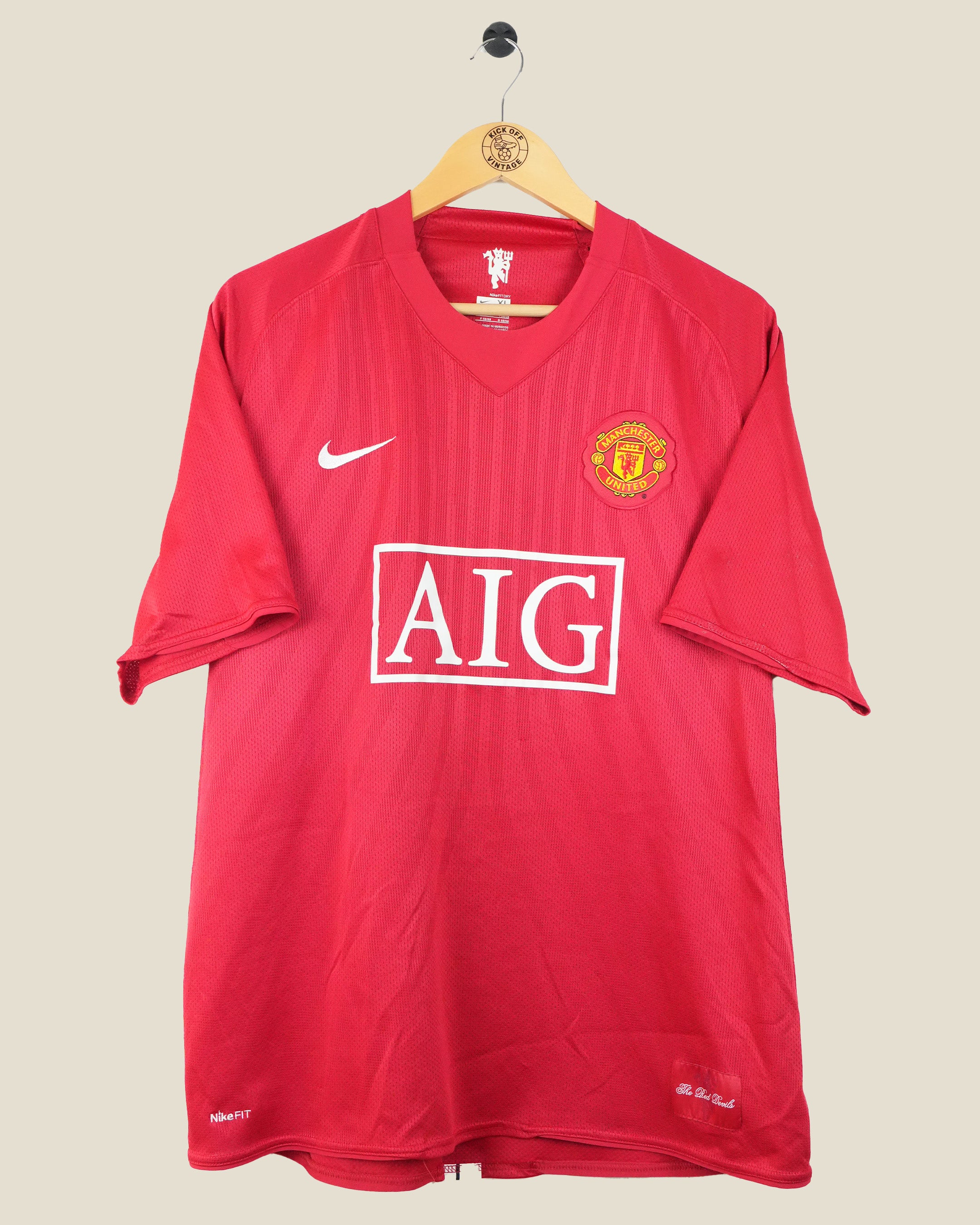 MANCHESTER UNITED 2007/09 RONALDO HOME (XL) NIKE