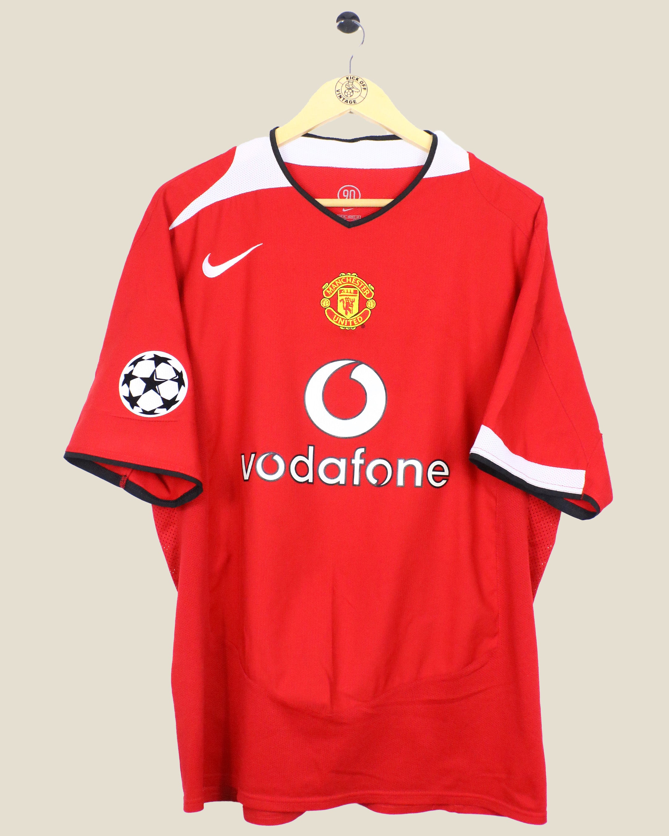 MANCHESTER UNITED 2004/05 RONALDO UCL HOME (XL) NIKE