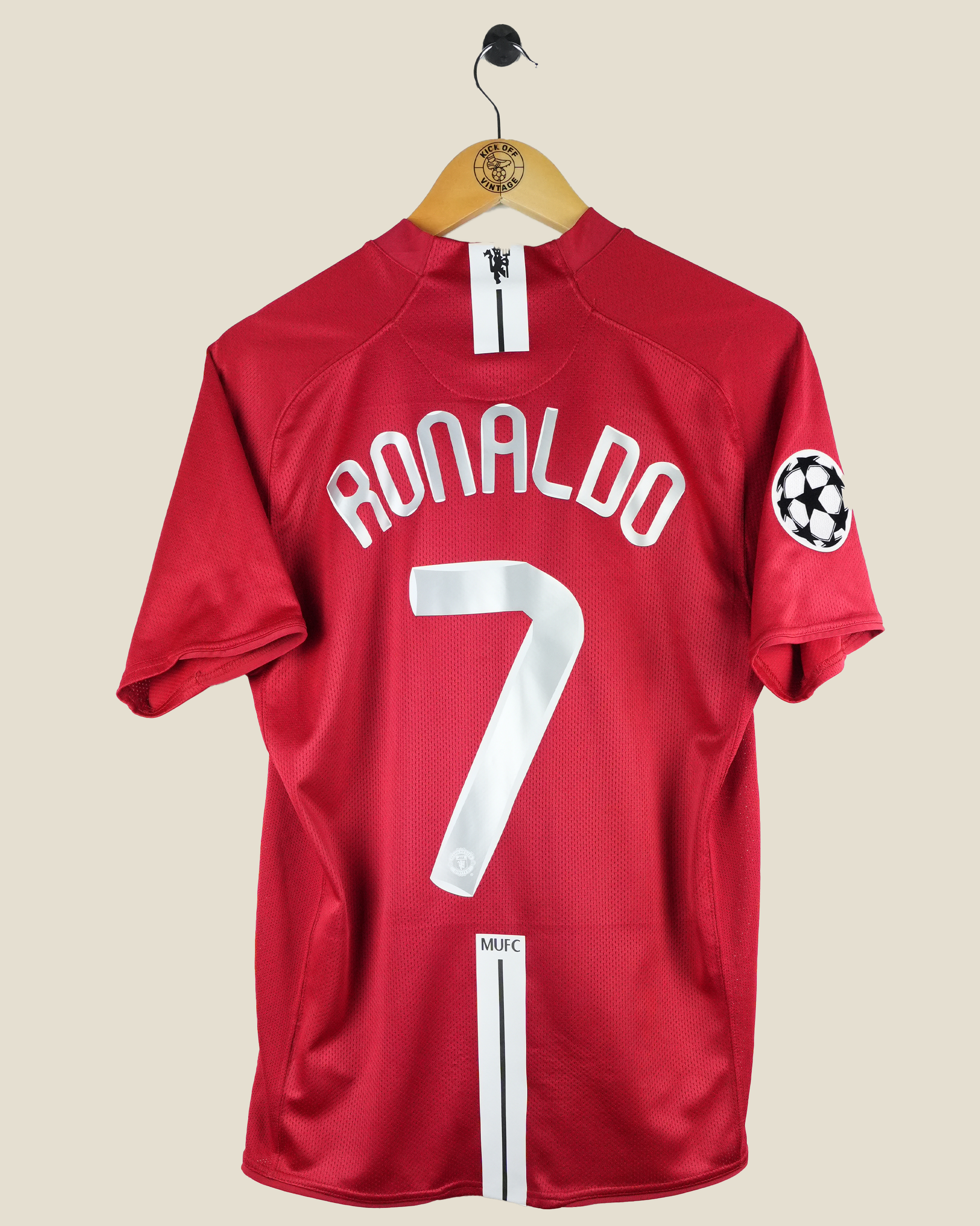NIKE Manchester United RONALDO 7 シャツ M MANCHESTER UNITED 2007/08 RONALDO UCL HOME SHIRT (M) NIKE – Kick