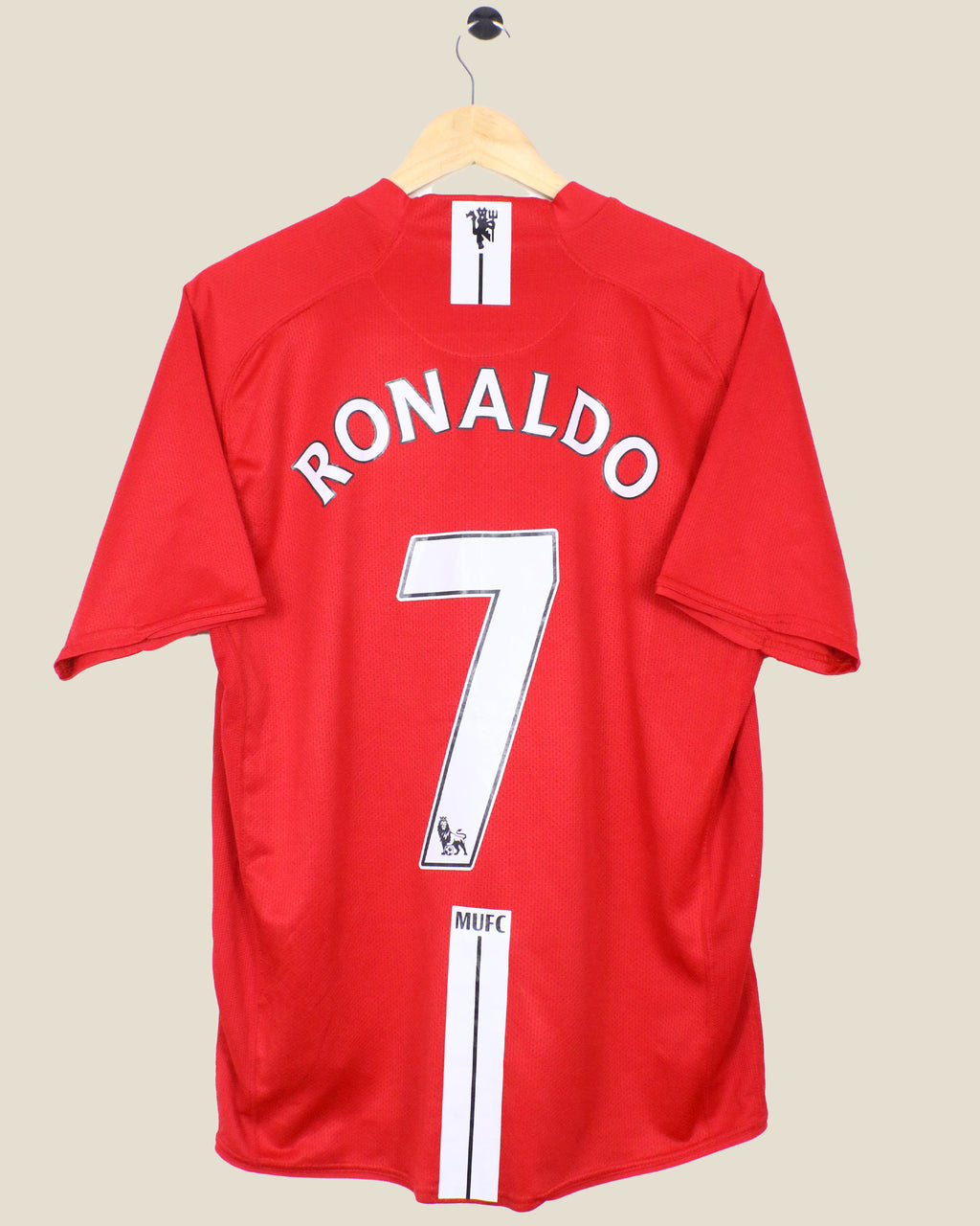 MANCHESTER UNITED 2007/08 RONALDO HOME SHIRT (L) NIKE
