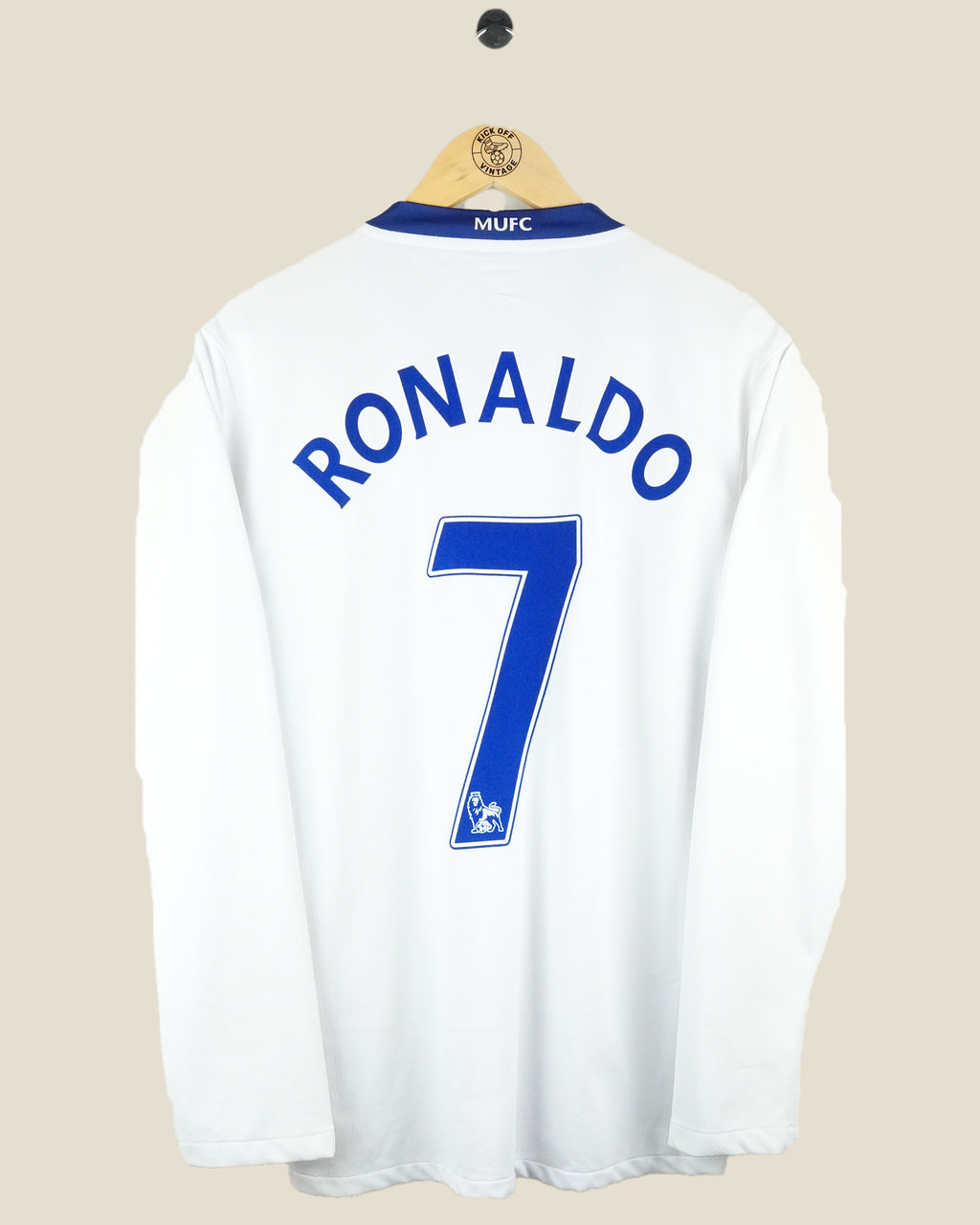 MANCHESTER UNITED 2008/09 RONALDO AWAY L/S SHIRT (M) NIKE