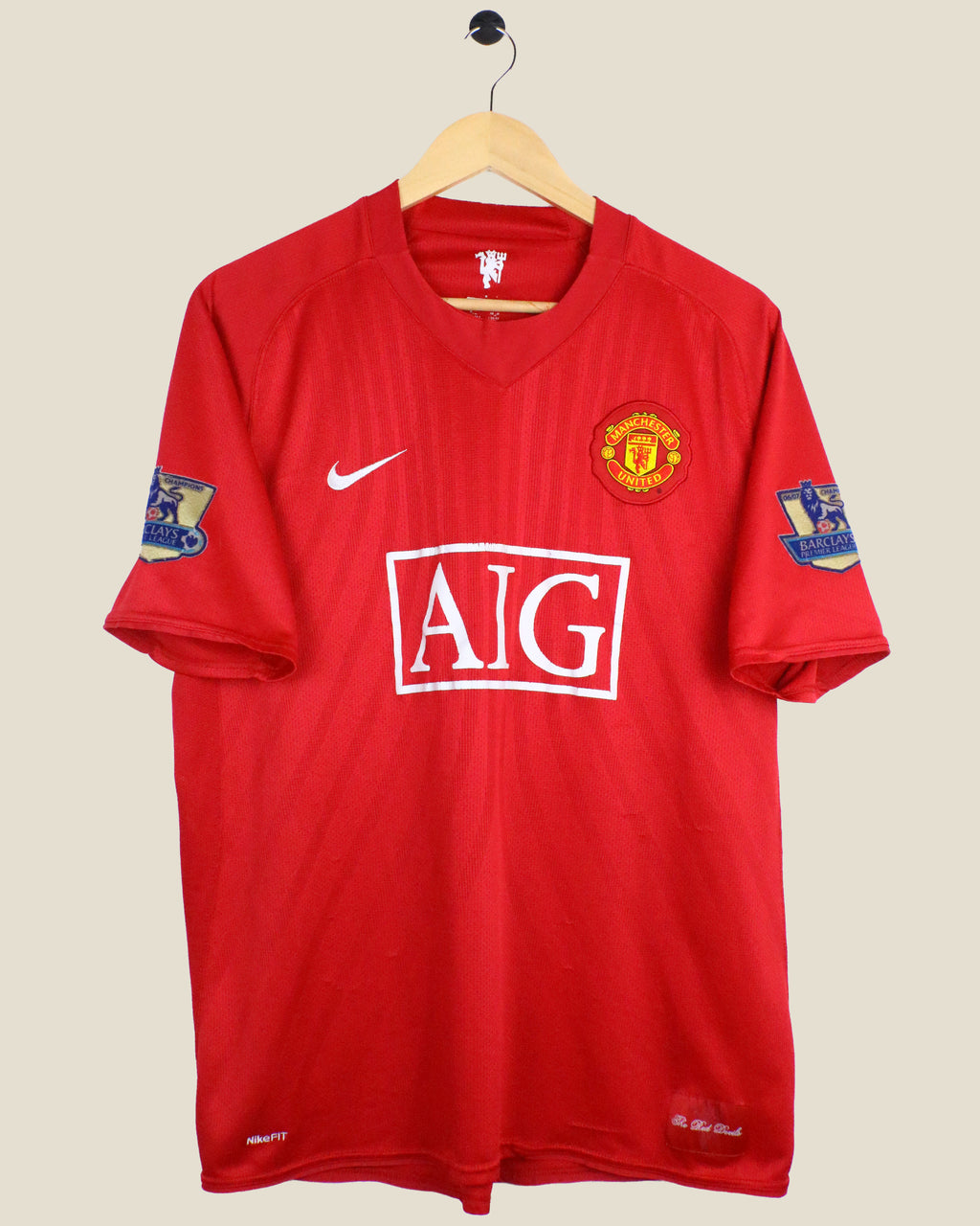 MANCHESTER UNITED 2007/08 RONALDO #7 HOME (XL) NIKE