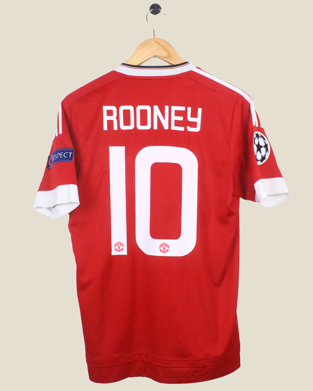 MANCHESTER UNITED 2015/16 ROONEY #10 HOME (S) ADIDAS