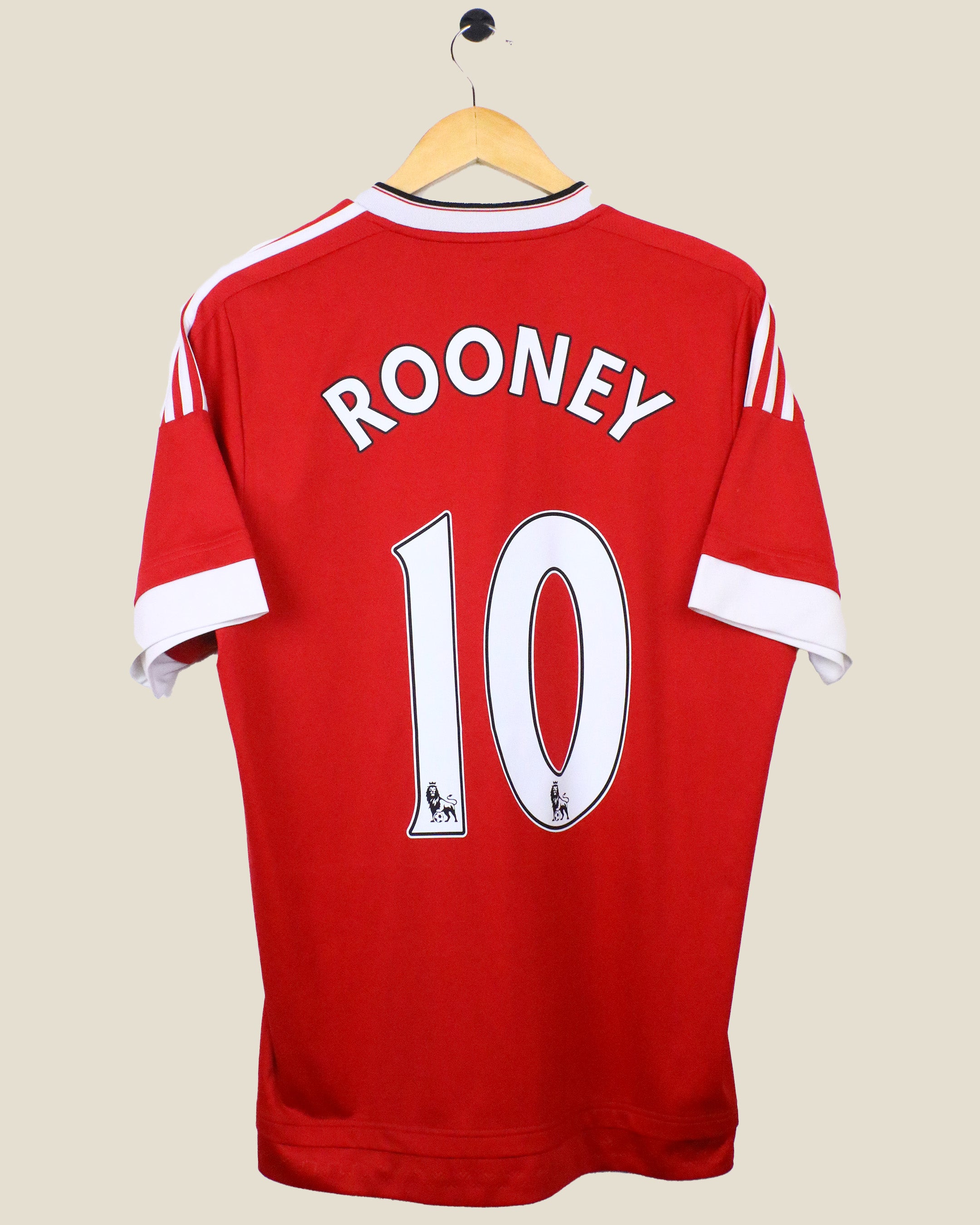 MANCHESTER UNITED 2015/16 ROONEY #10 HOME (M) ADIDAS