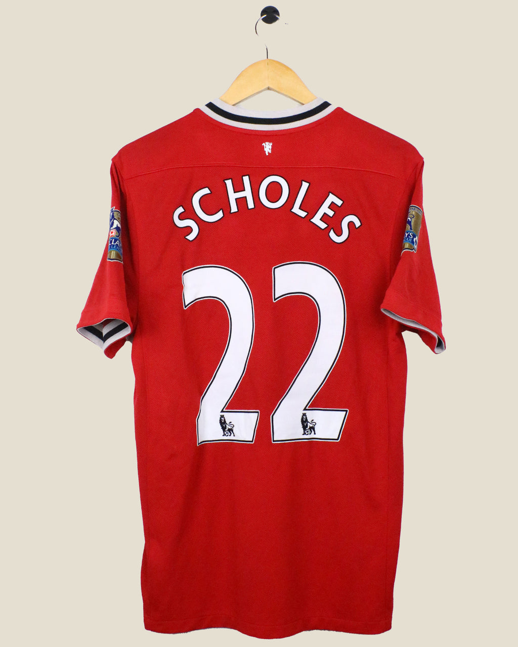 MANCHESTER UNITED 2011/12 SCHOLES #22 HOME (M) NIKE