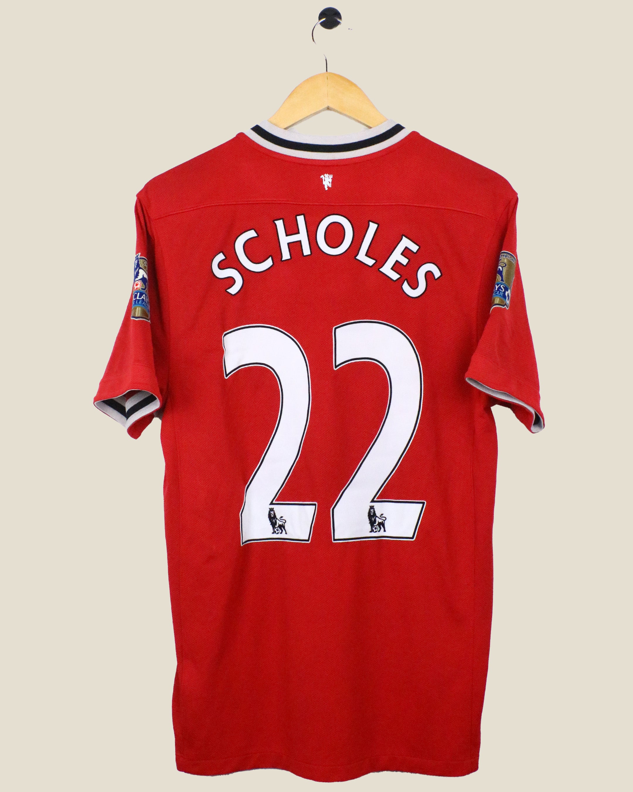 MANCHESTER UNITED 2011/12 SCHOLES #22 HOME (M) NIKE