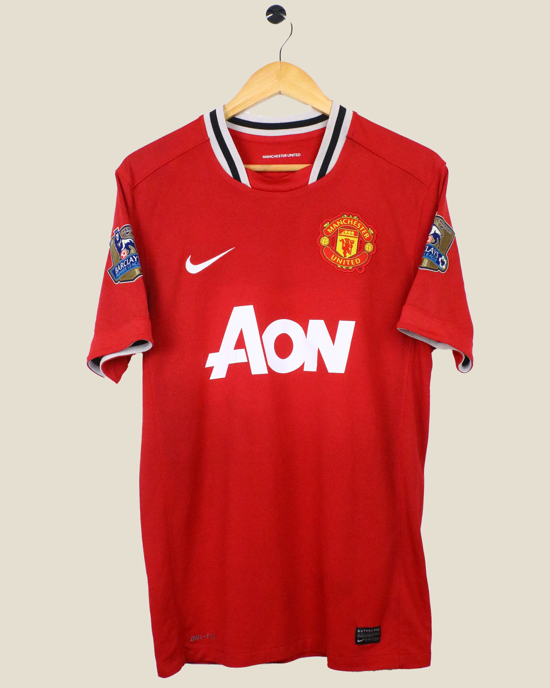 MANCHESTER UNITED 2011/12 SCHOLES #22 HOME (M) NIKE