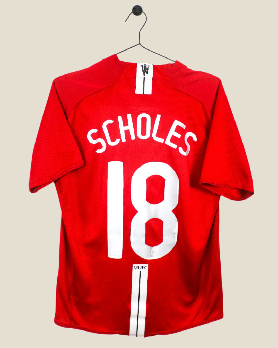 MANCHESTER UNITED 2007/08 SCHOLES HOME (M) NIKE