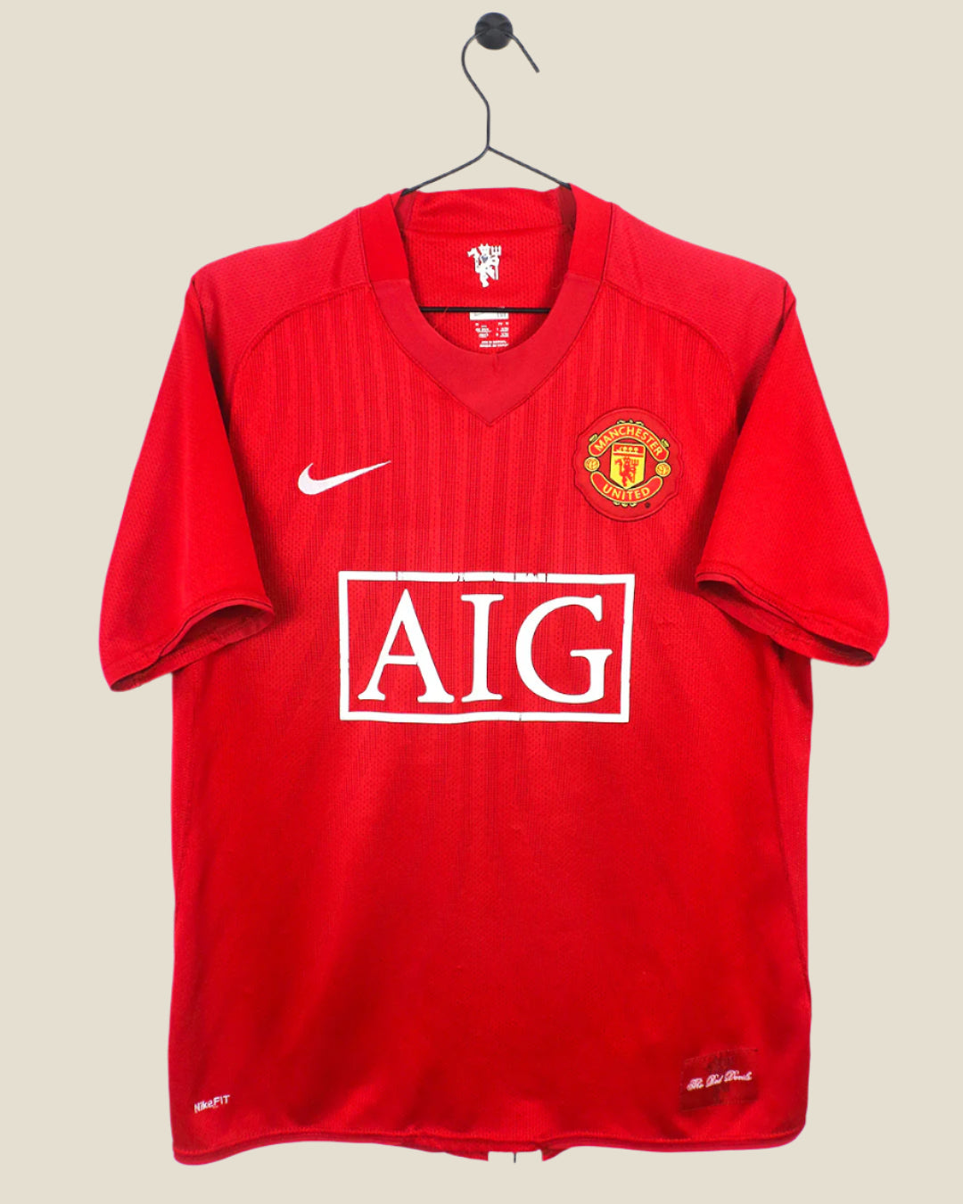 MANCHESTER UNITED 2007/08 SCHOLES HOME (M) NIKE