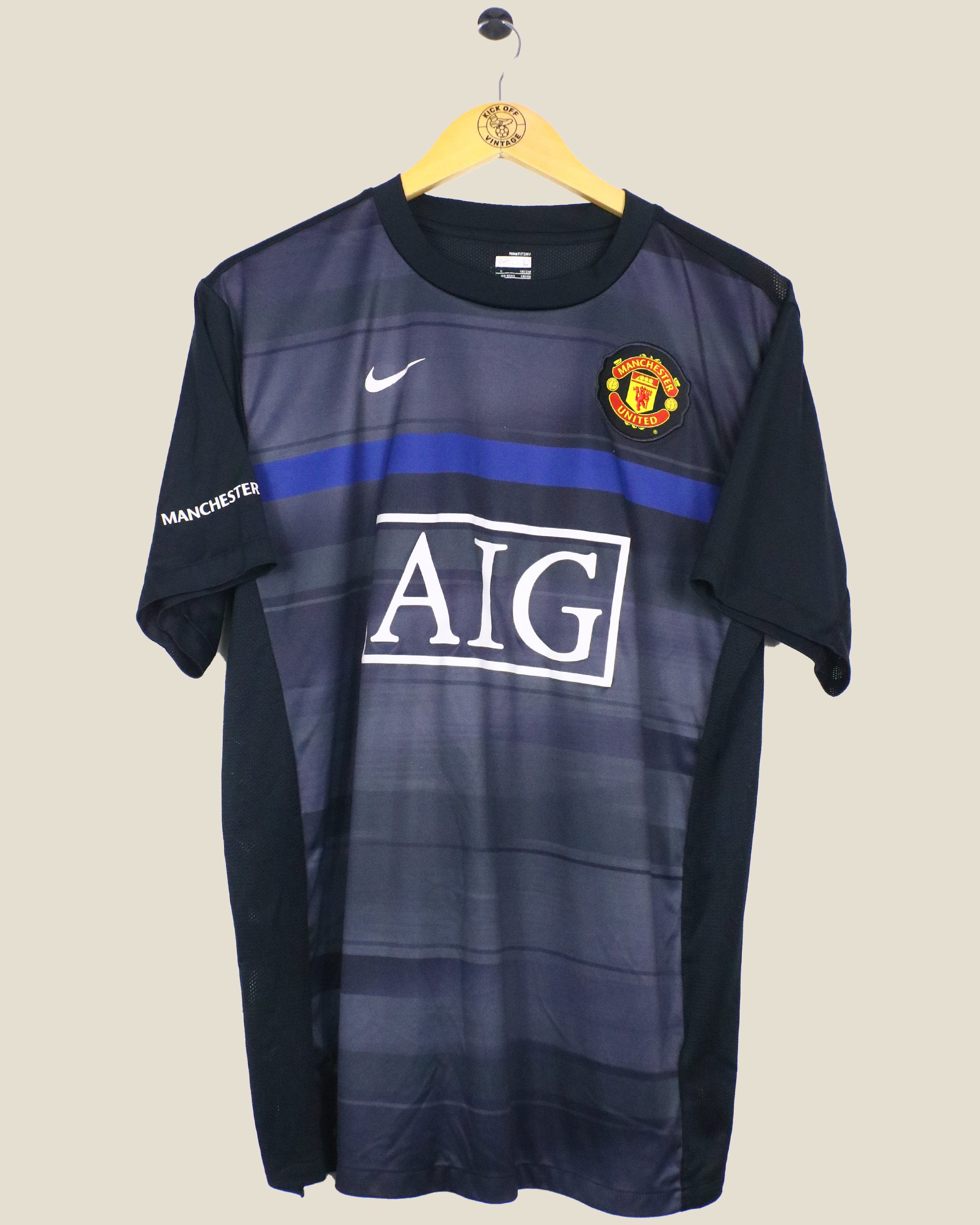 MANCHESTER UNITED 2009/10 TRAINING SHIRT (L) NIKE
