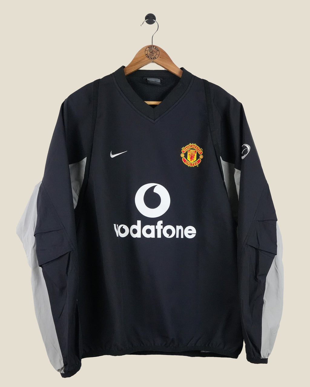 MANCHESTER UNITED 2002/04 TRAINING SWEATER (M) NIKE