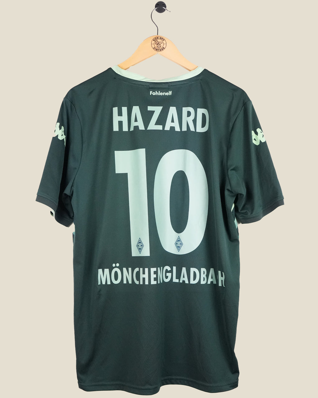 BORUSSIA MONCHENGLADBACH 2015/16 HAZARD AWAY SHIRT (L) KAPPA