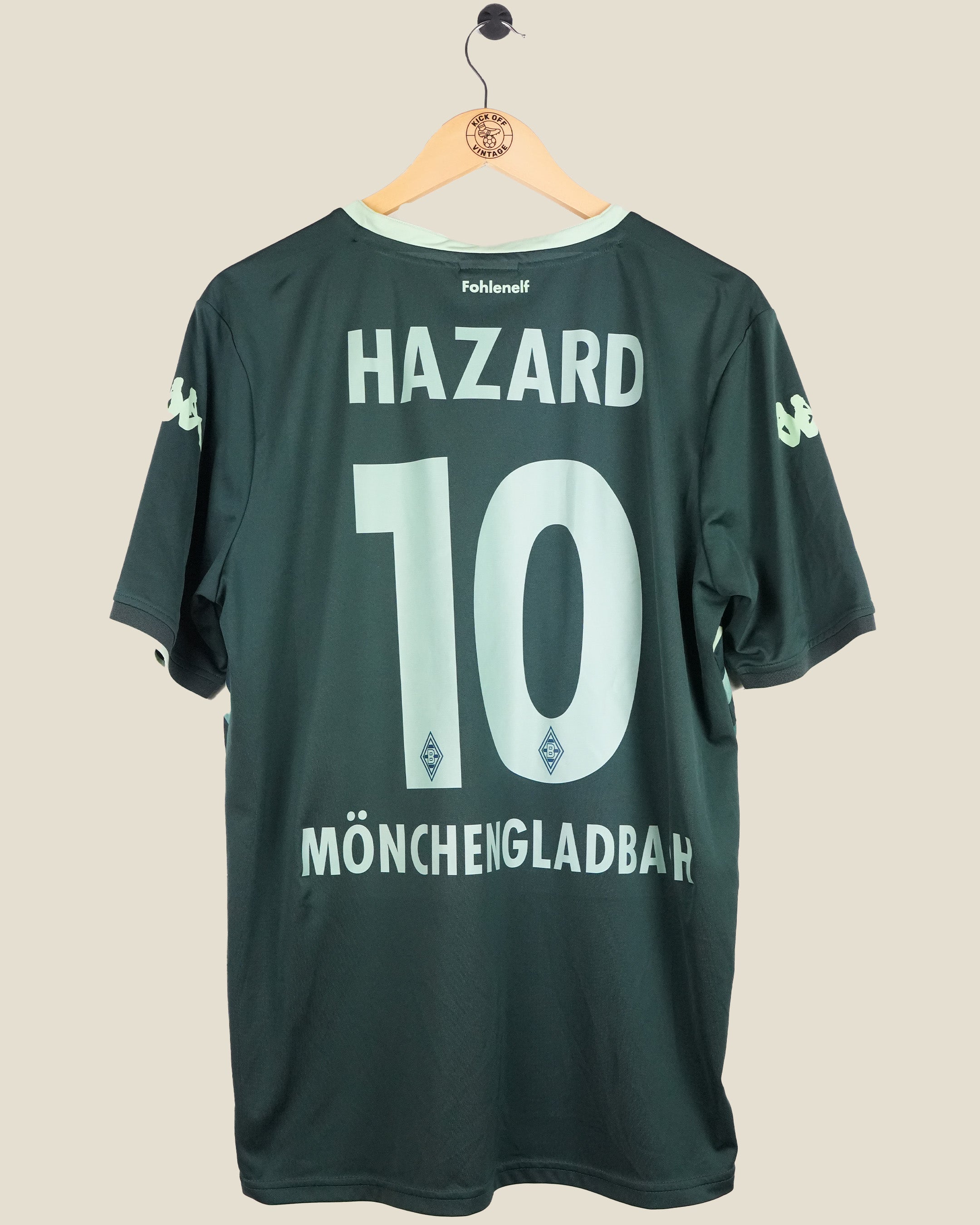 BORUSSIA MONCHENGLADBACH 2015/16 HAZARD AWAY SHIRT (L) KAPPA