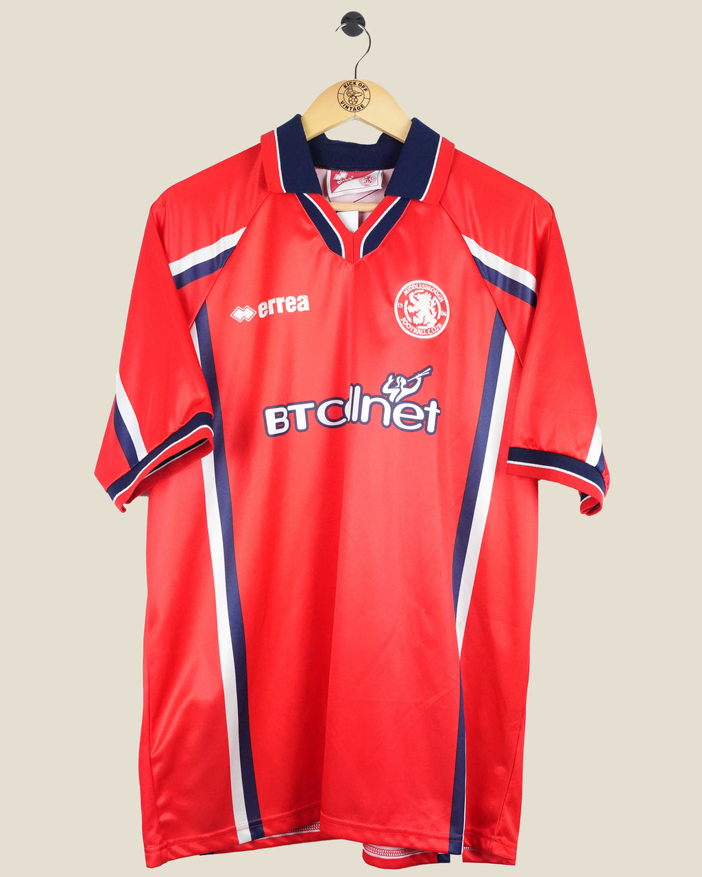 MIDDLESBROUGH 1998/00 HOME SHIRT (XXL) ERREA
