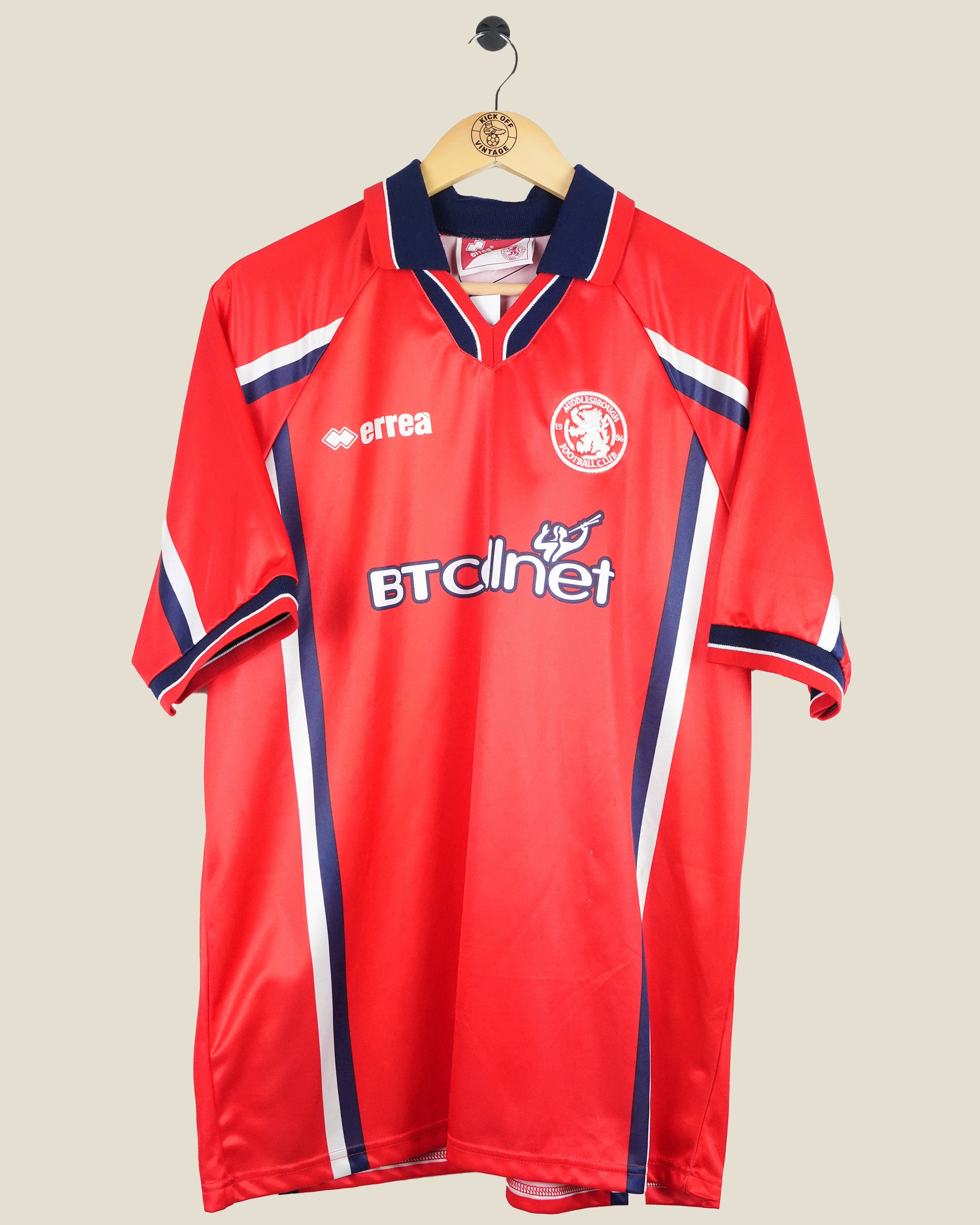 MIDDLESBROUGH 1998/00 HOME SHIRT (XXL) ERREA