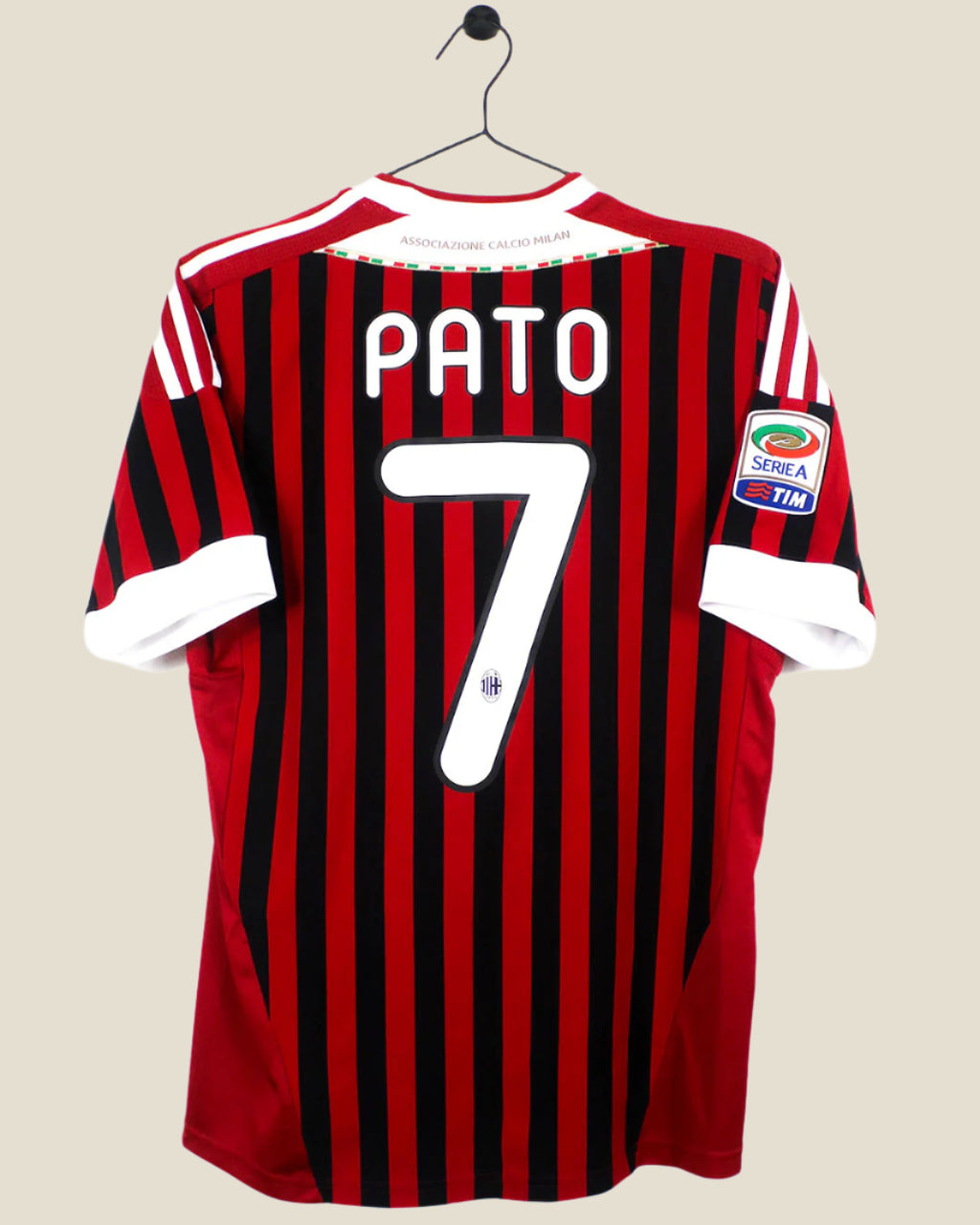 AC MILAN 2011/12 PATO #7 HOME SHIRT (S) ADIDAS