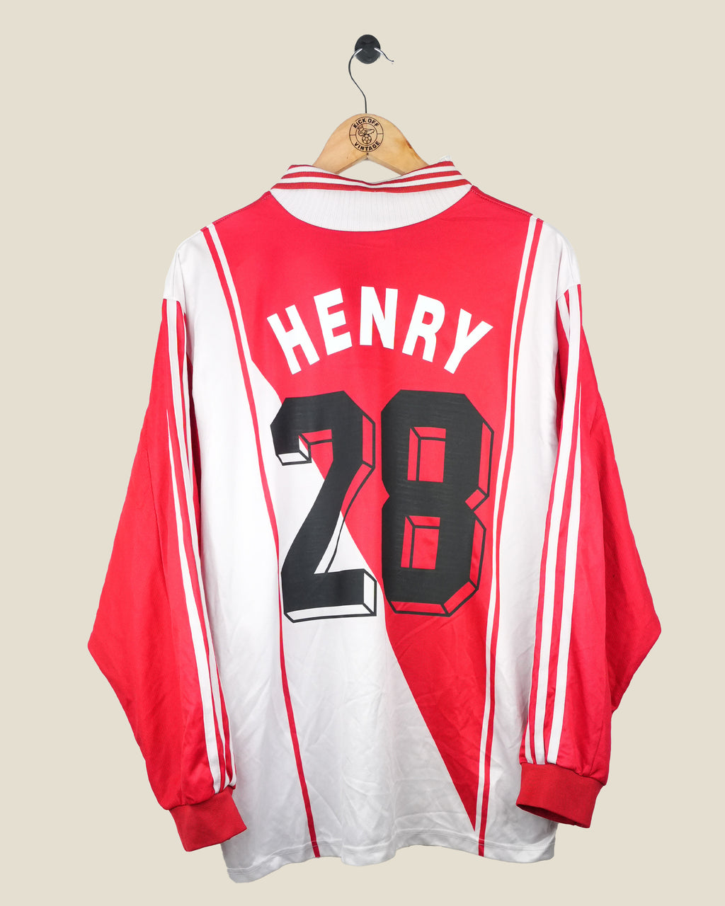 AS MONACO 1996/98 HENRY HOME L/S SHIRT (XL) ADIDAS