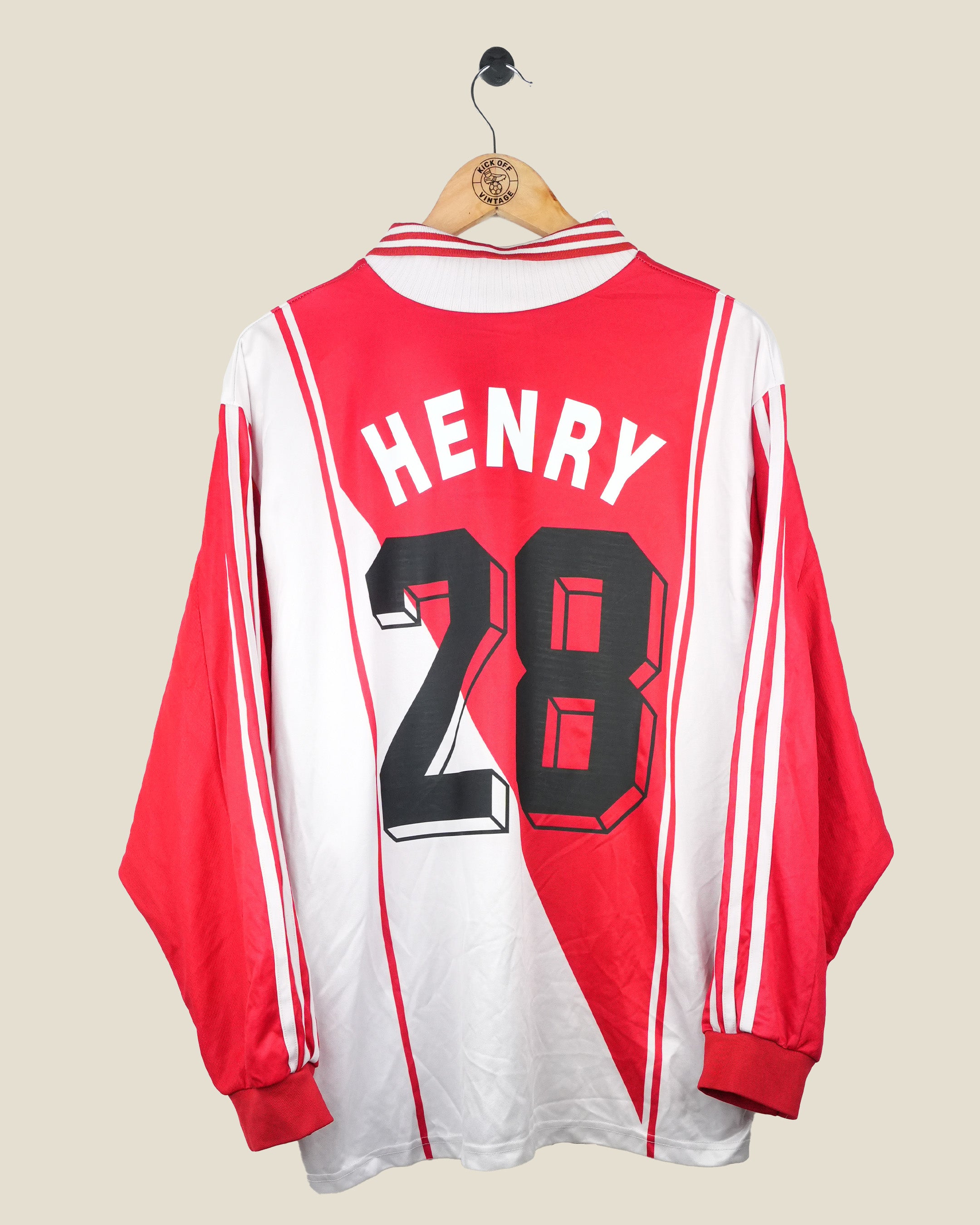 AS MONACO 1996/98 HENRY HOME L/S SHIRT (XL) ADIDAS