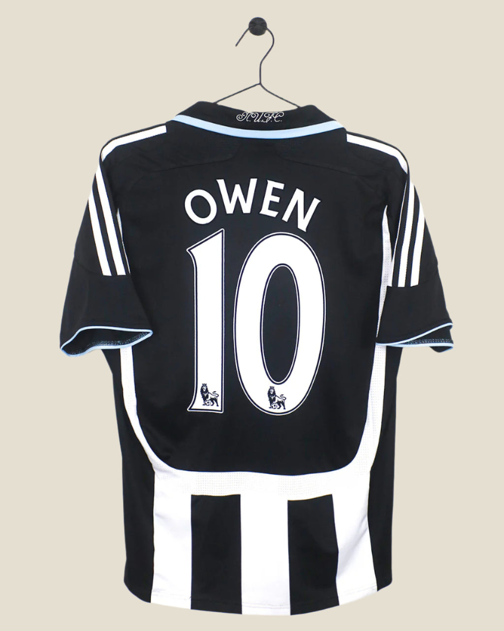 NEWCASTLE UNITED 2007/08 OWEN #10 HOME (M) ADIDAS