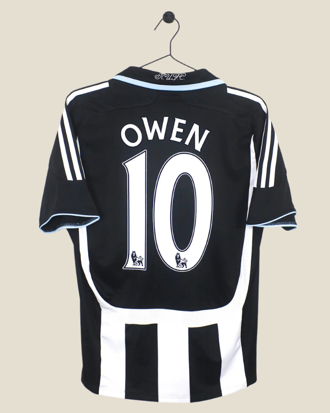 NEWCASTLE UNITED 2007/08 OWEN #10 HOME (M) ADIDAS