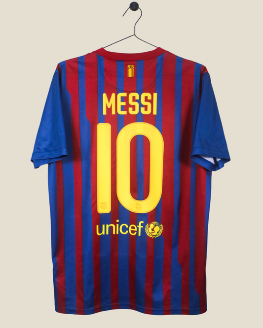 BARCELONA 2011/2012 MESSI #10 HOME SHIRT (M) NIKE