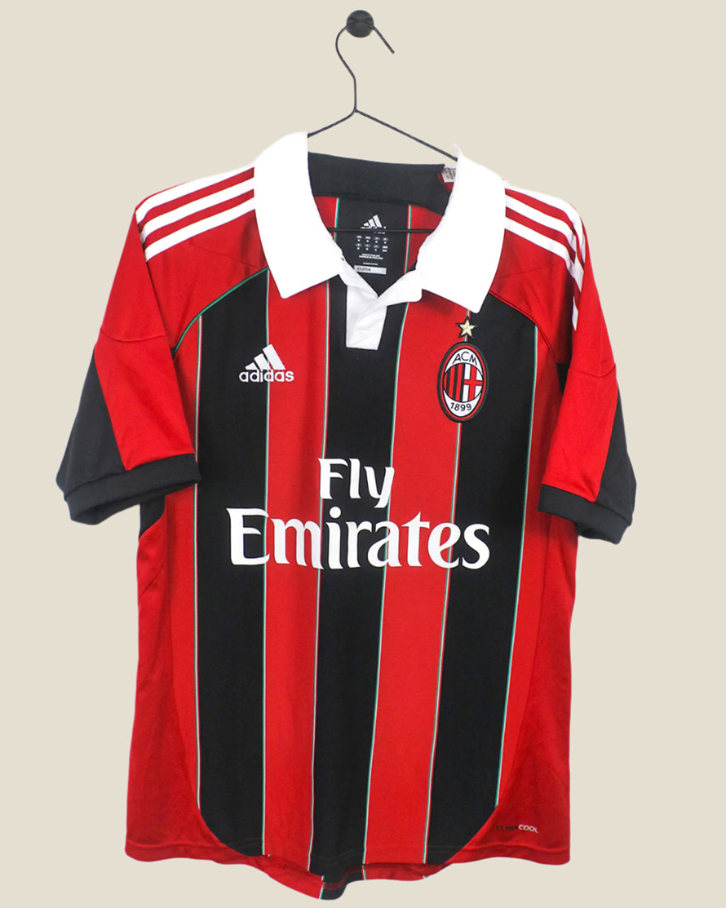 AC MILAN 2011/12 BALOTELLI #45 HOME SHIRT (M) ADIDAS