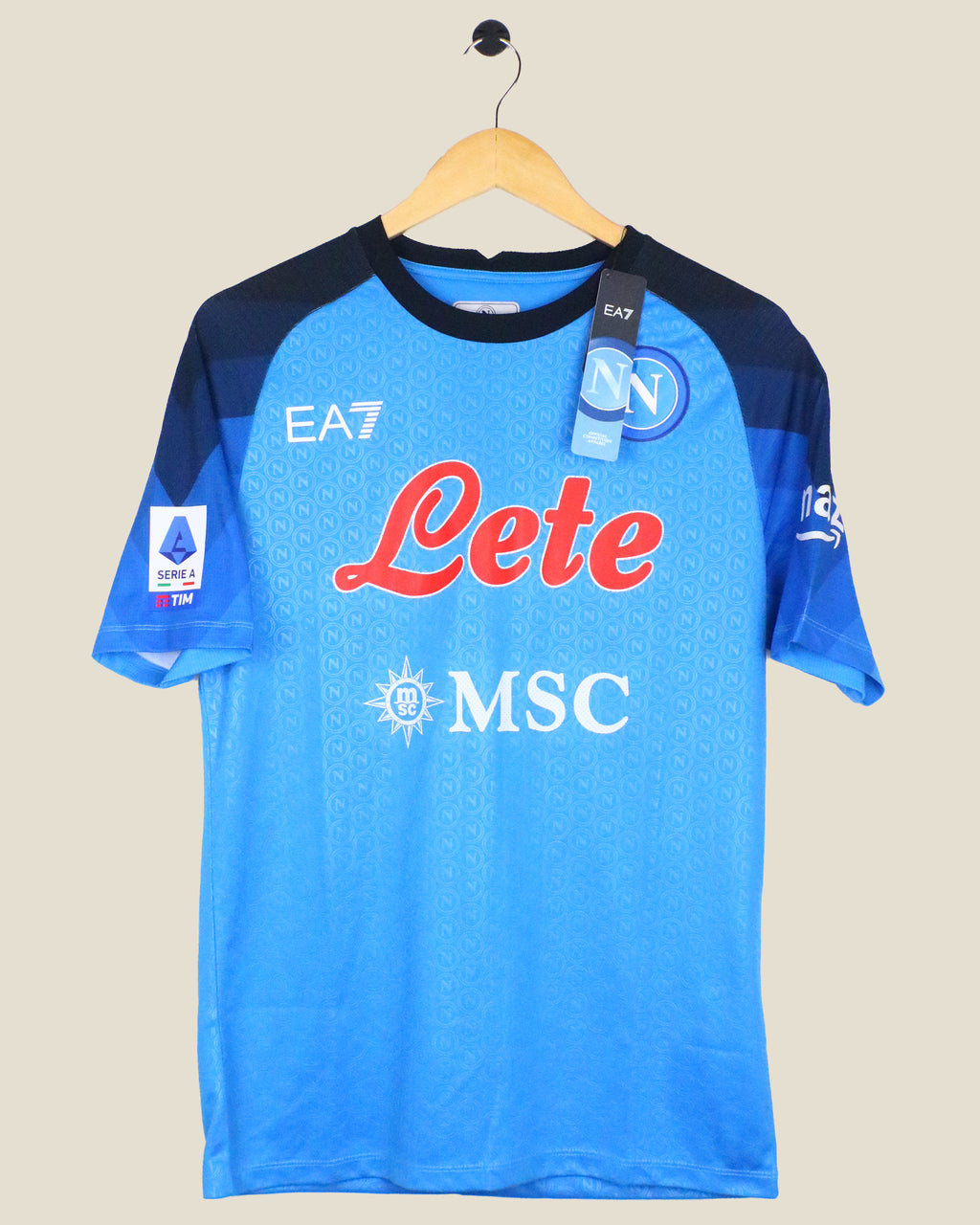 NAPOLI 2022/23 KVARATSKHELIA CHAMPIONS PLAYER VERSION BNWT (M) ARMANI