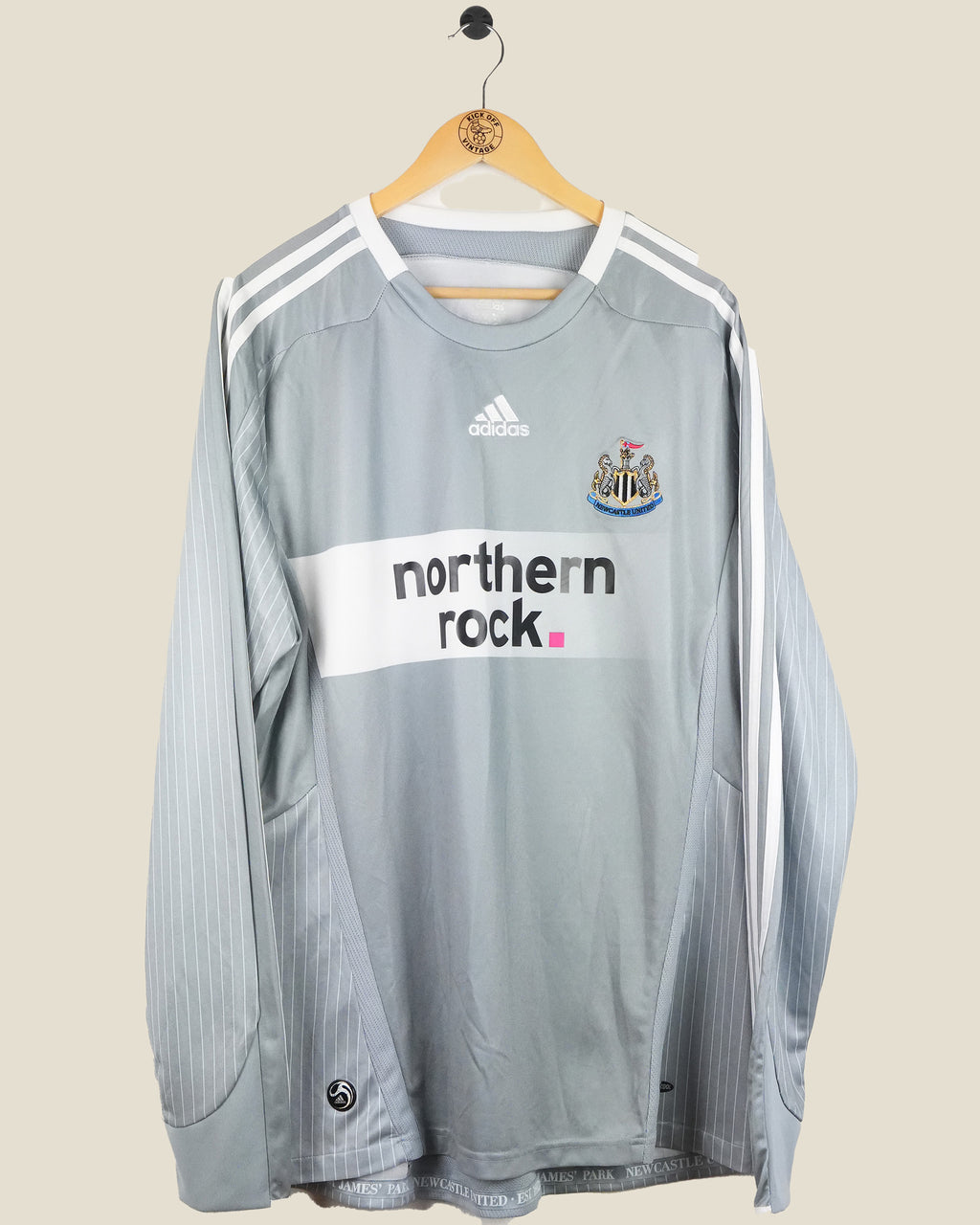 NEWCASTLE UNITED 2008/09 THIRD SHIRT L/S (XL) ADIDAS