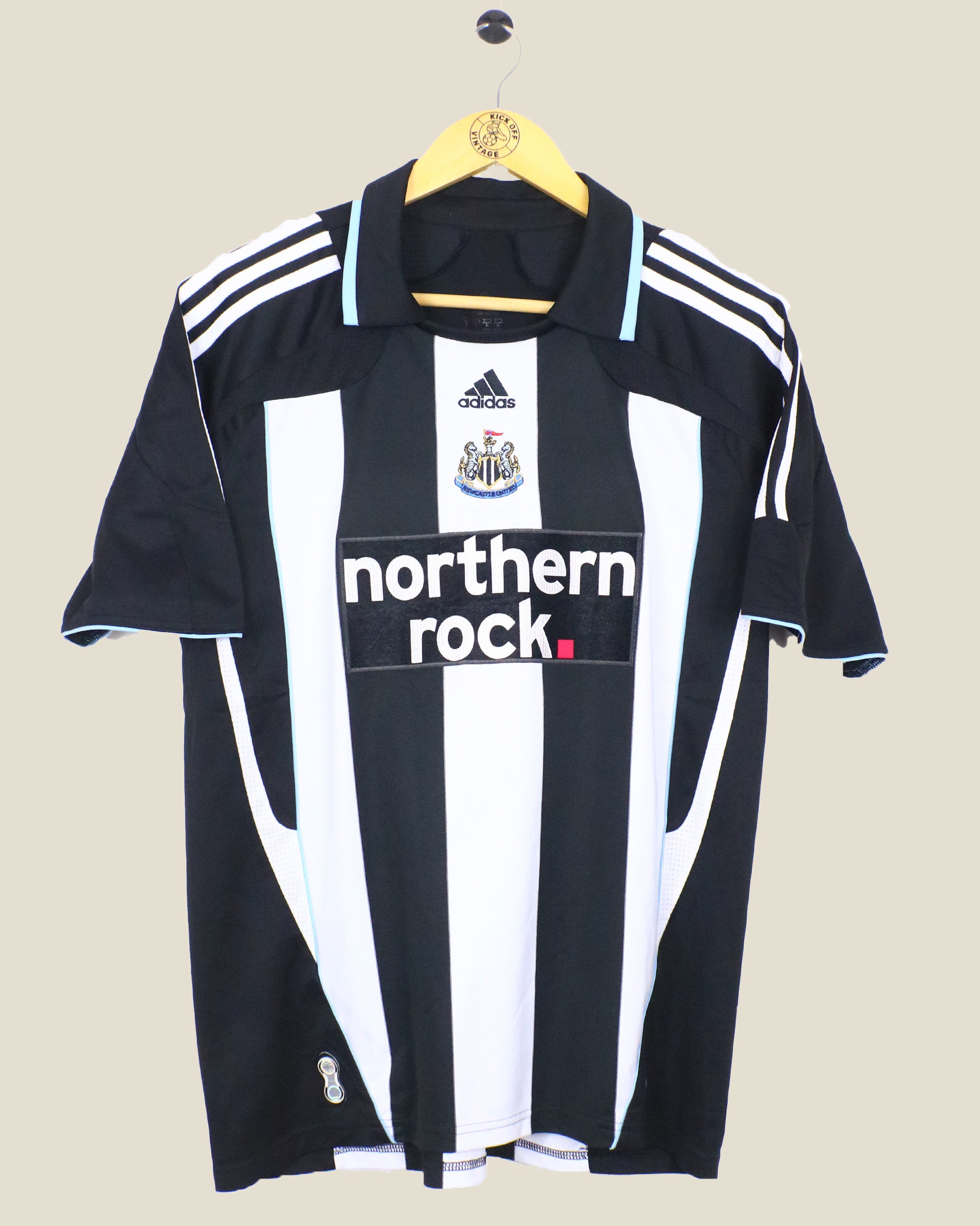 NEWCASTLE UNITED 2007/08 OWEN HOME SHIRT (L) ADIDAS