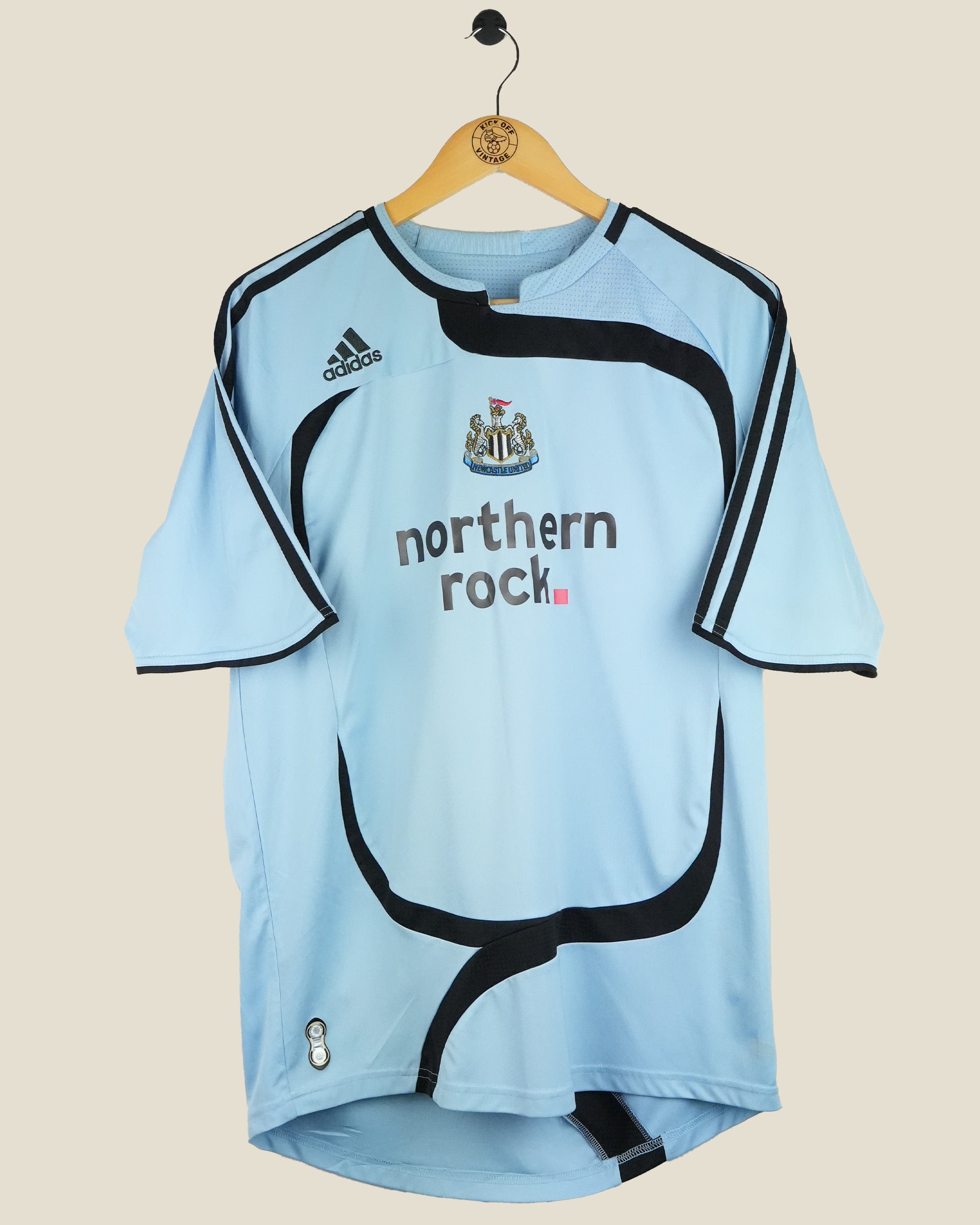 NEWCASTLE UNITED 2007/08 OWEN AWAY SHIRT (M) ADIDAS