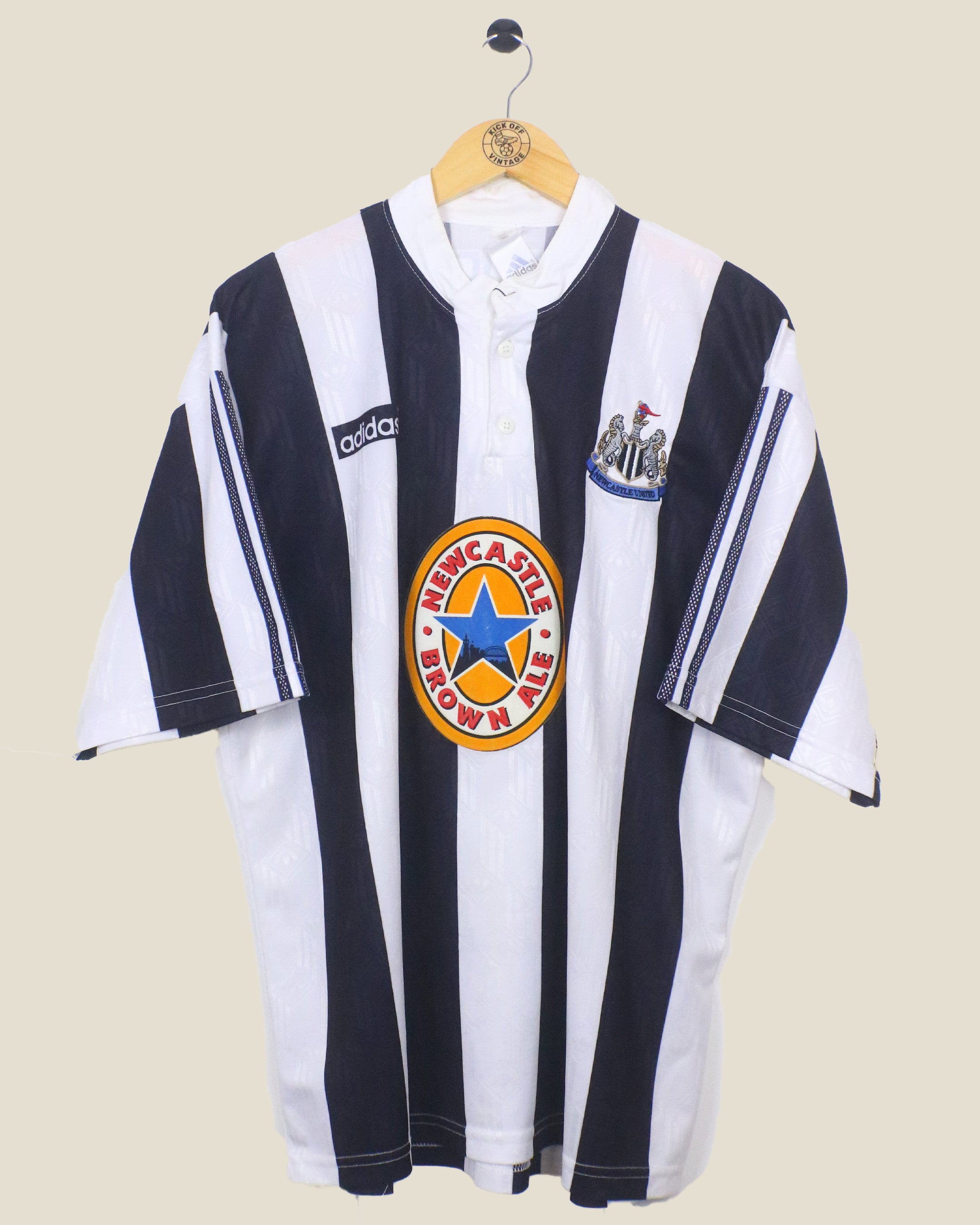 NEWCASTLE UNITED 1997/98 SHEARER HOME (XL) ADIDAS