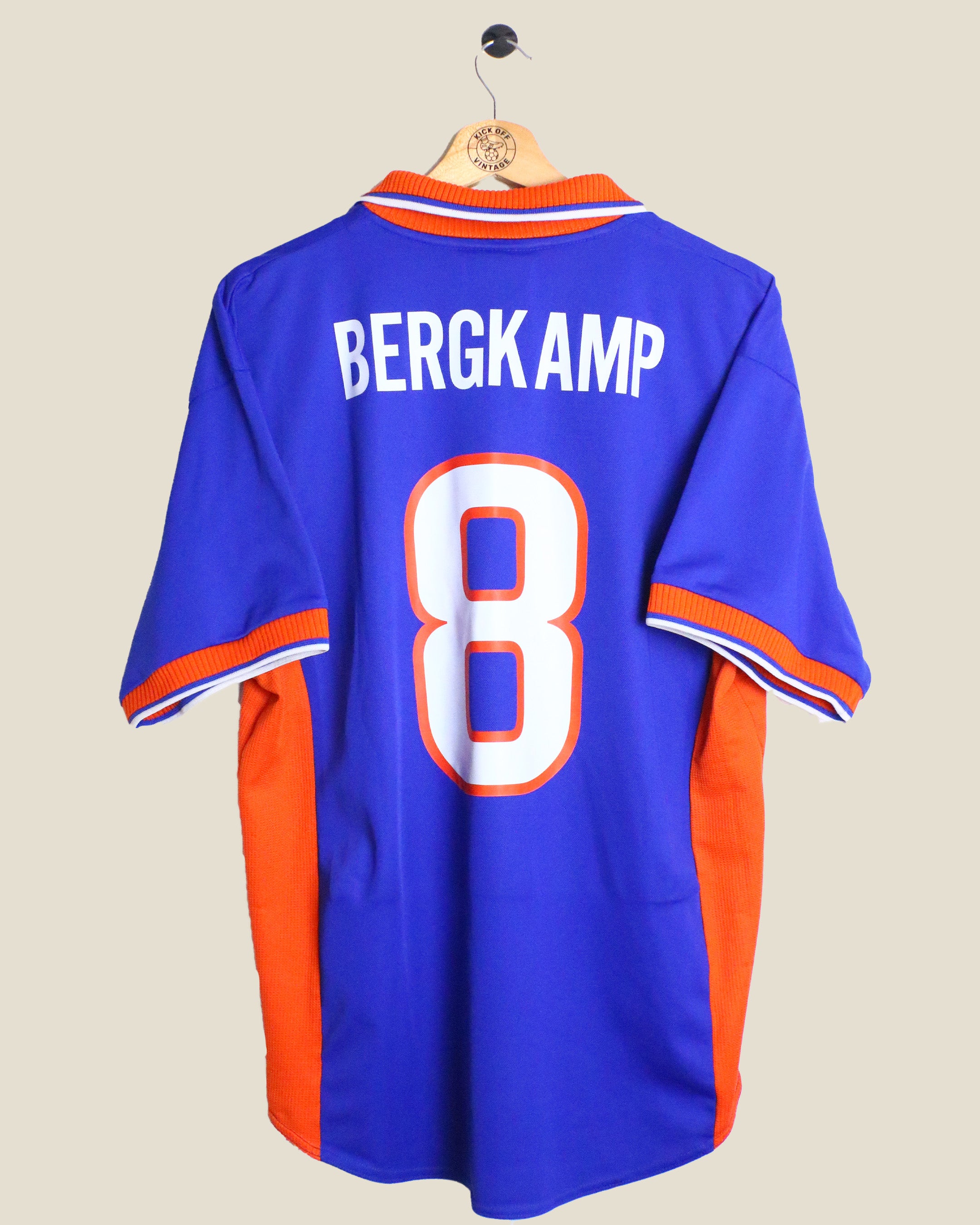 NETHERLANDS 1997 BERGKAMP AWAY (L) NIKE