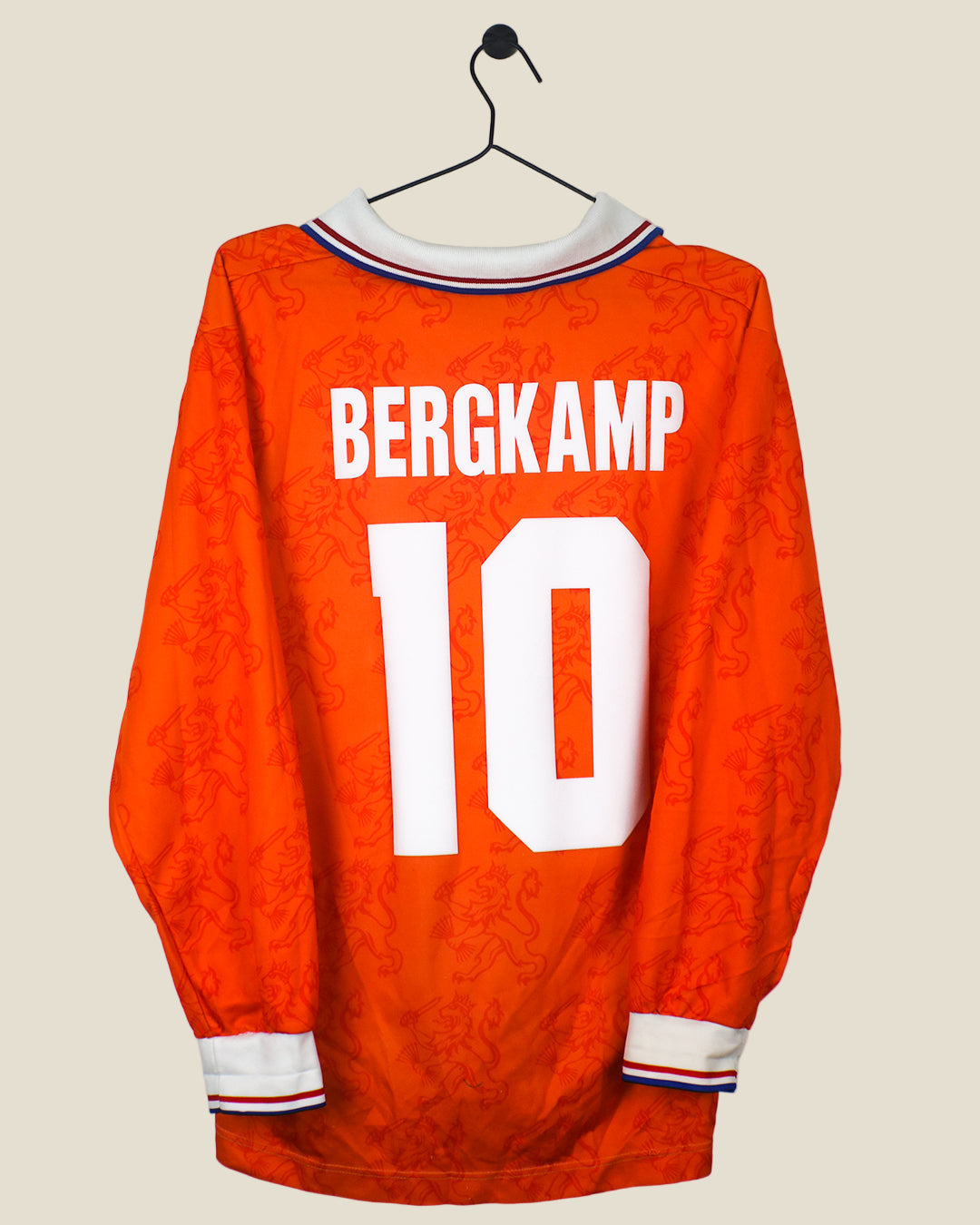 NETHERLANDS 1994 BERGKAMP #10 HOME L/S (L) LOTTO