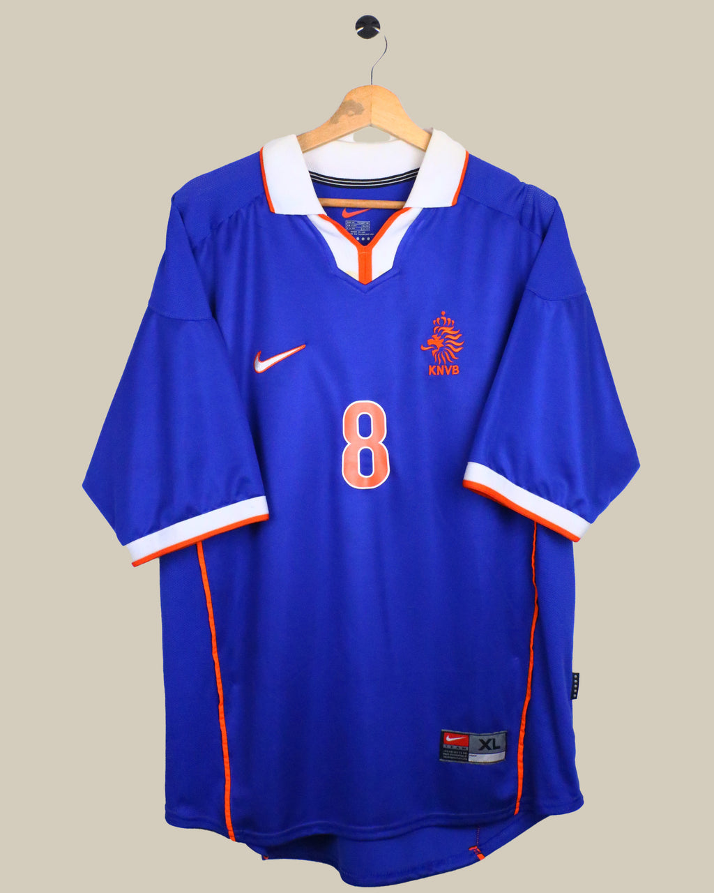 NETHERLANDS 1998 BERGKAMP #10 AWAY (XL) NIKE