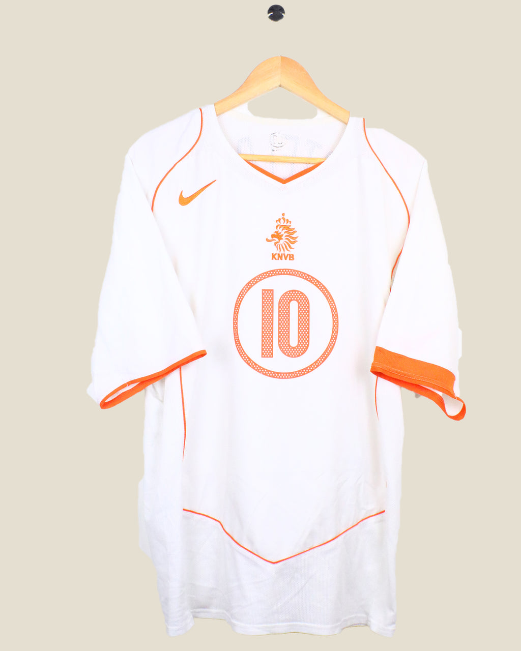 NETHERLANDS 2004 VAN NISTELROOY #10 AWAY (L) NIKE