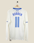 NETHERLANDS 2010 ROBBEN AWAY L/S SHIRT PLAYER ISSUE (M) NIKE