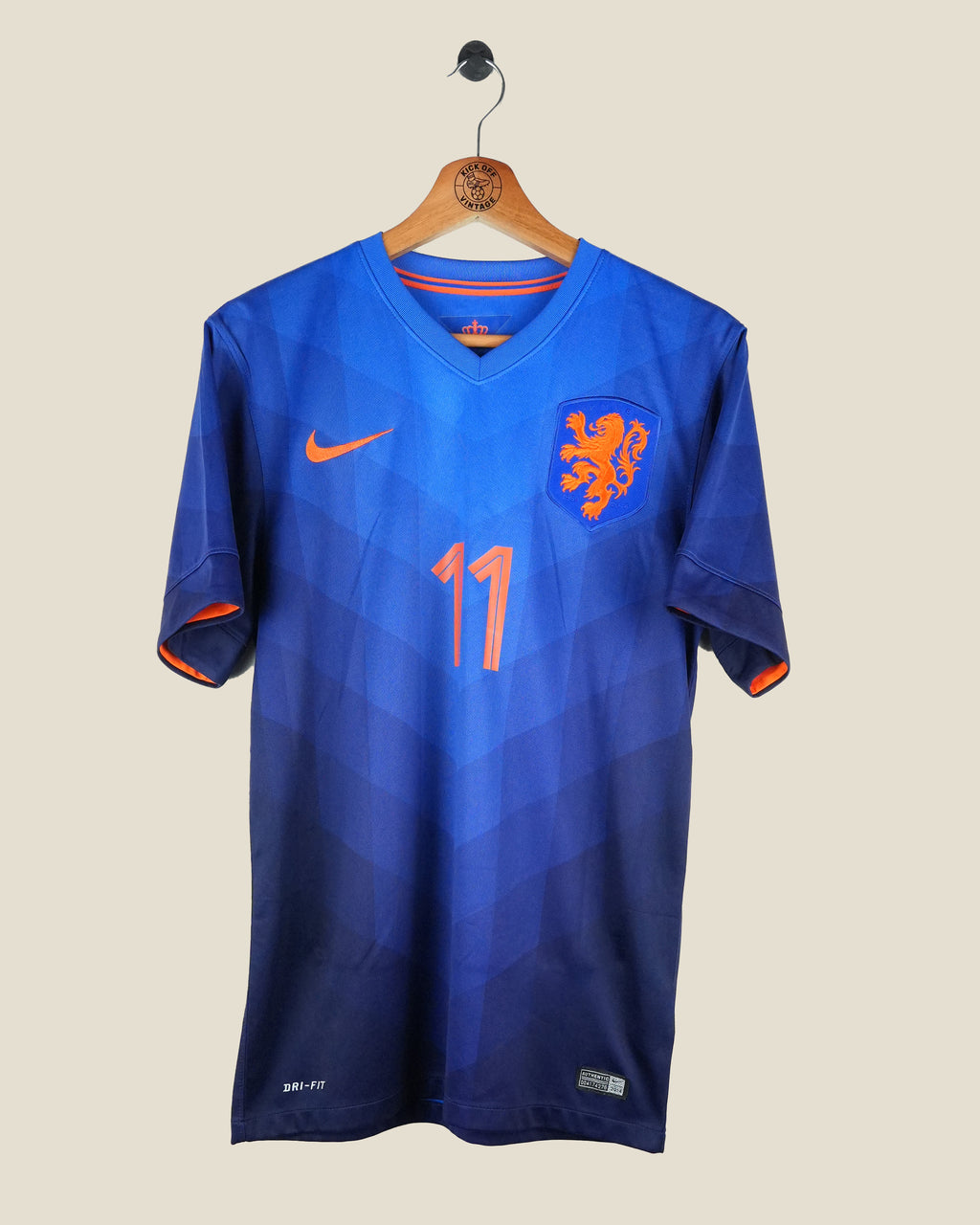 NETHERLANDS 2014 ROBBEN AWAY SHIRT (S) NIKE