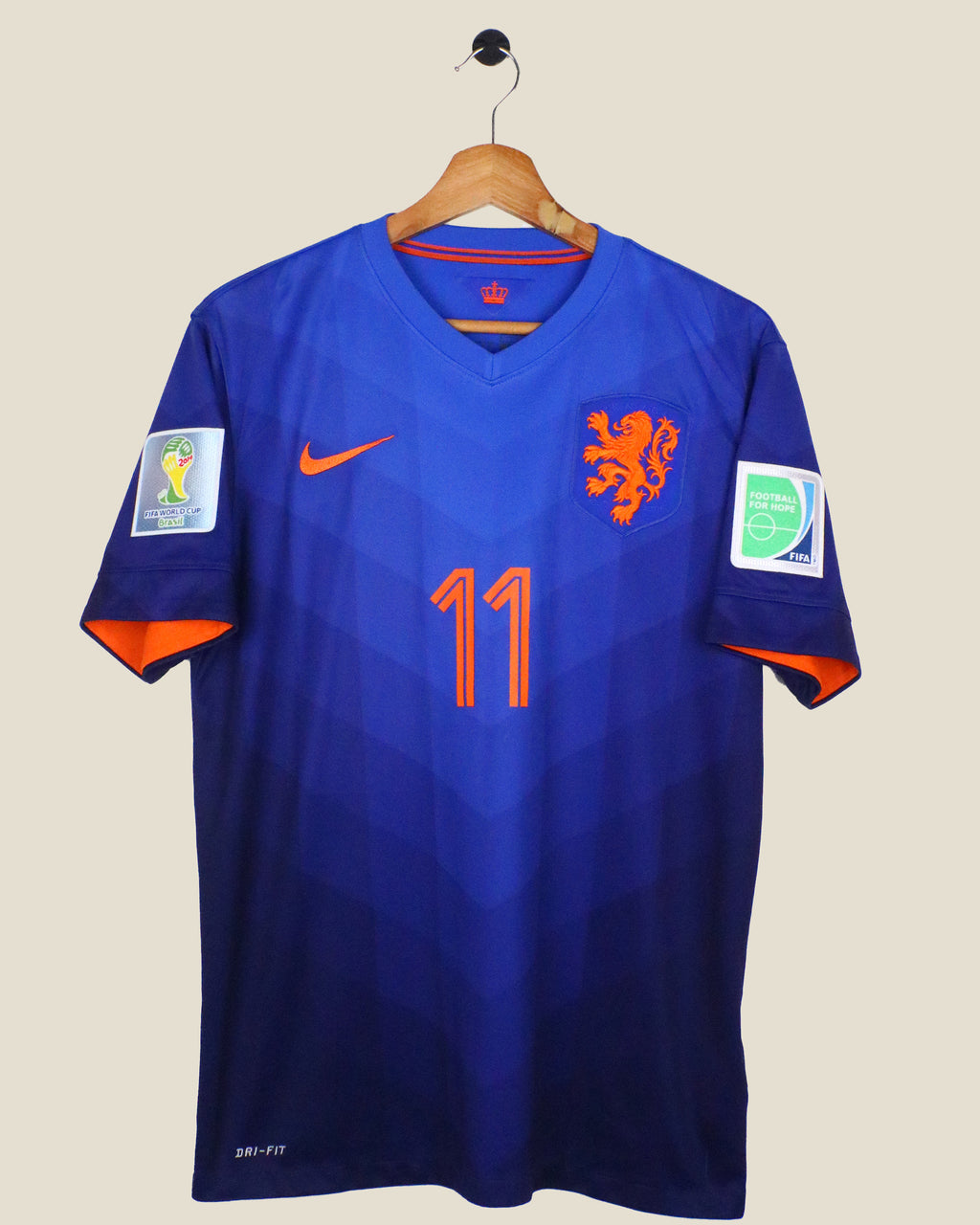 NETHERLANDS 2014 ROBBEN WORLD CUP AWAY (M) NIKE