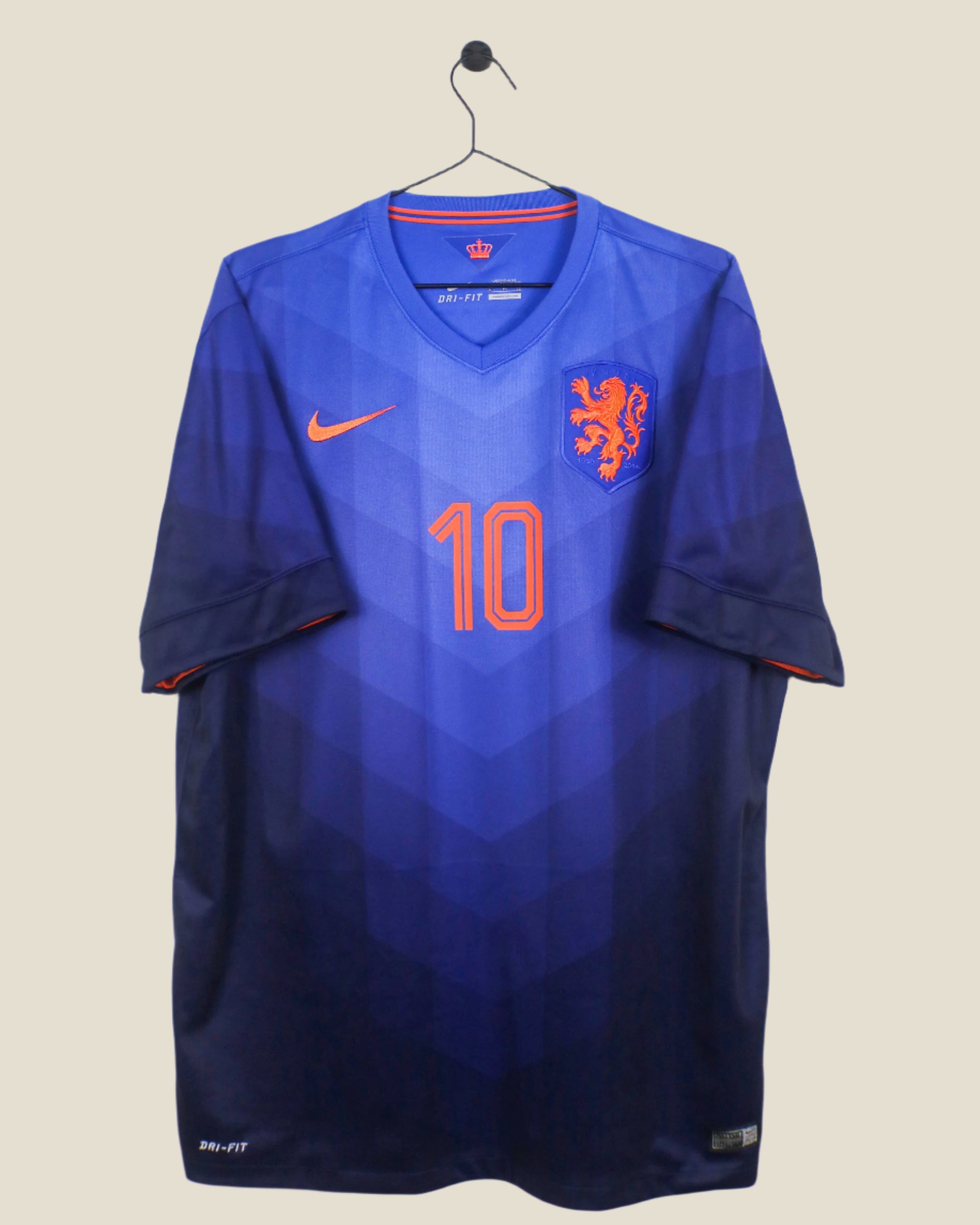 NETHERLANDS 2014 SNEIJDER #10 AWAY SHIRT (XL) NIKE