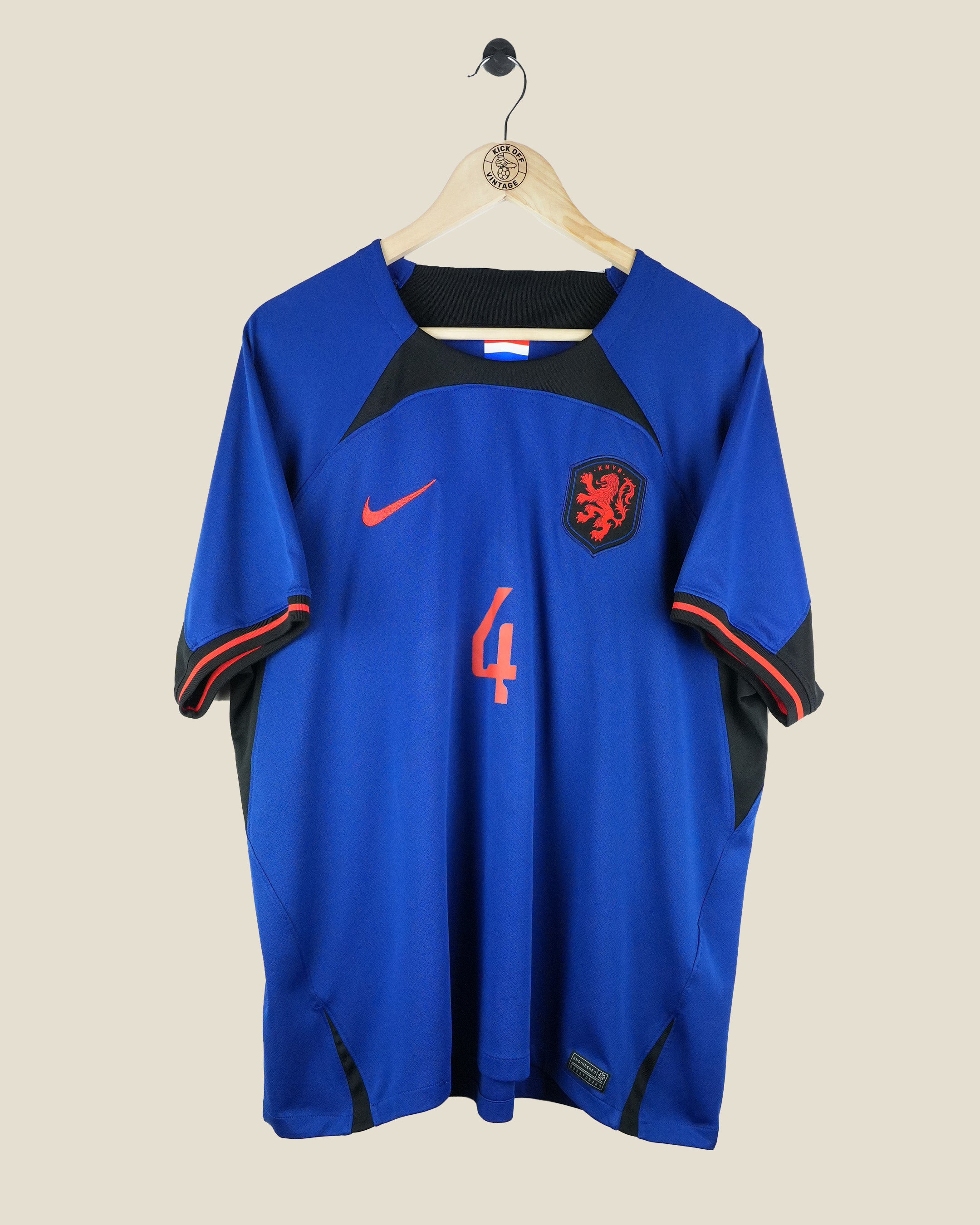 NETHERLANDS 2022 VAN DIJK AWAY SHIRT (XL) NIKE