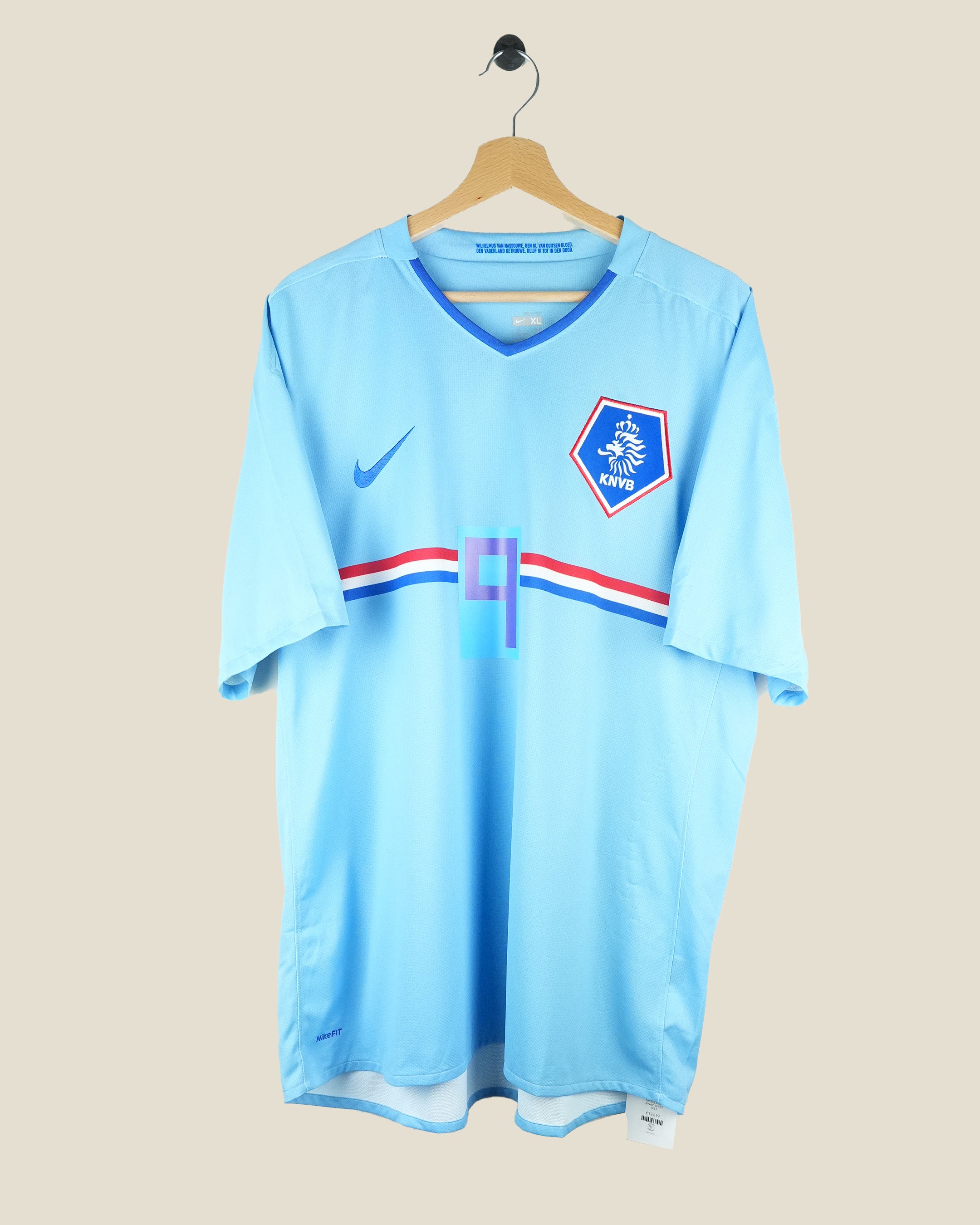 NETHERLANDS 2008 VAN NISTELROOY AWAY SHIRT (XL) NIKE