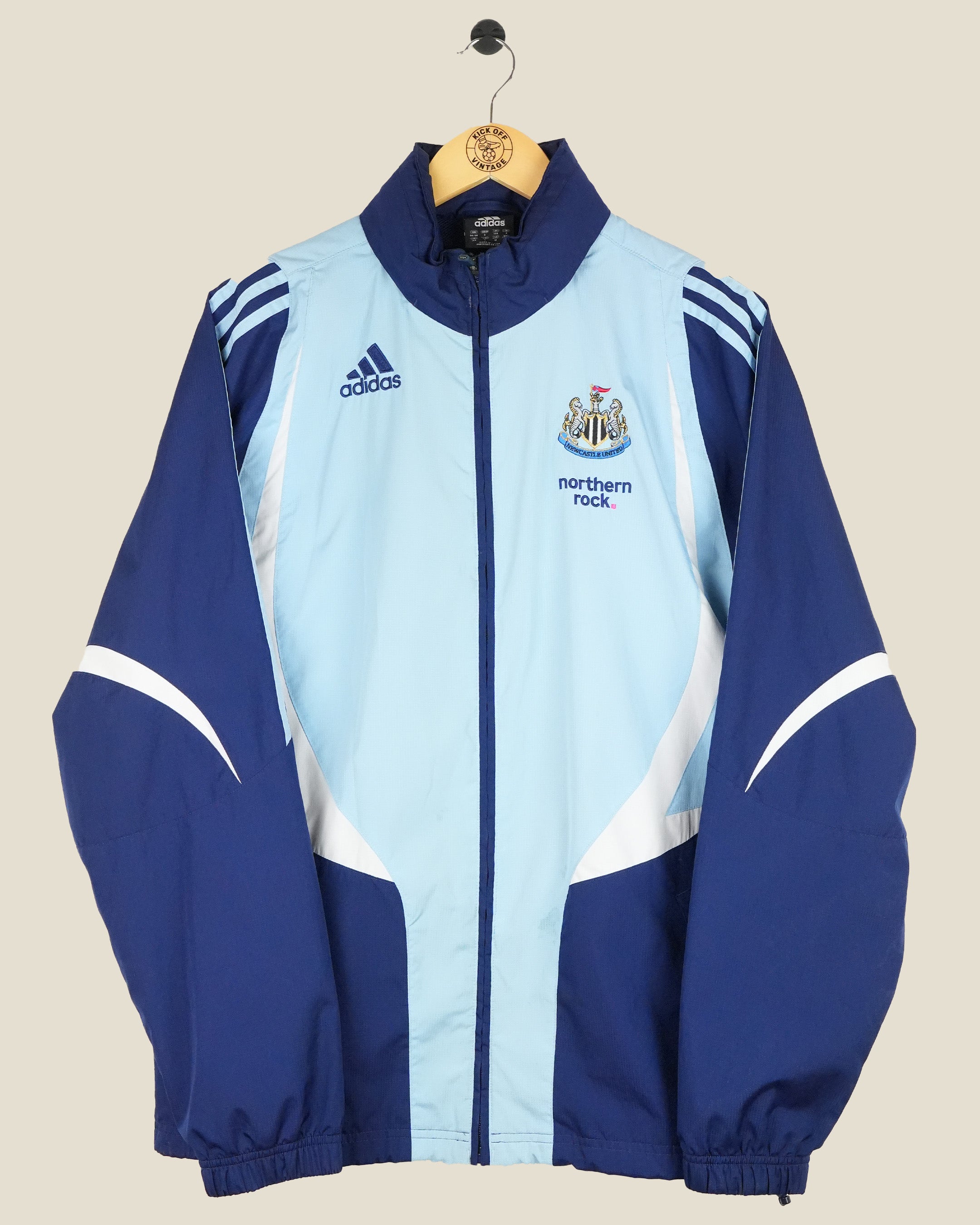 NEWCASTLE UNITED 2007/08 TRACK JACKET (S) ADIDAS